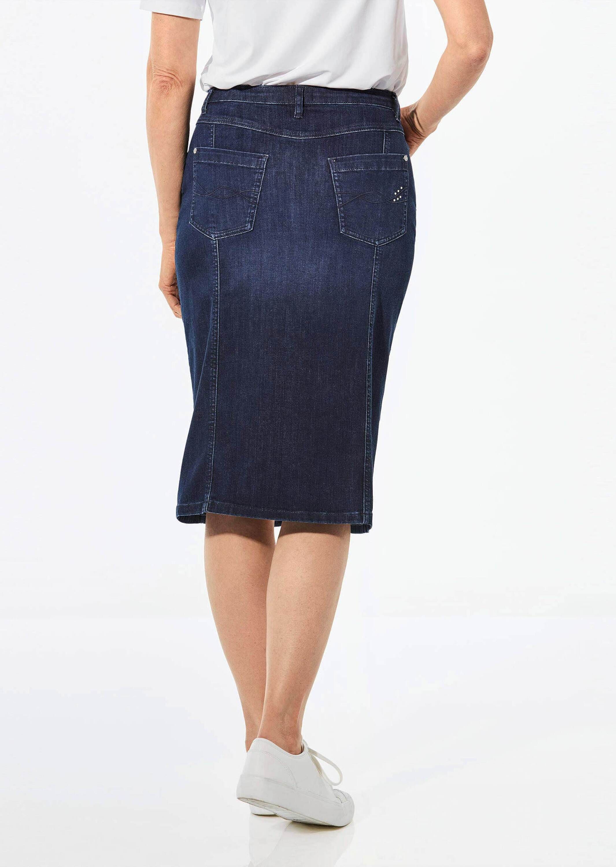 GOLDNER Jeansrock »Jeansrock Jeansrock im 5-Pocket-Stil«