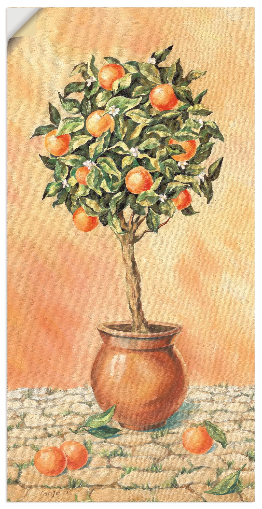 Artland Wandbild "Orangenbaum I", Pflanzen, (1 St.), als Alubild, Outdoorbi günstig online kaufen