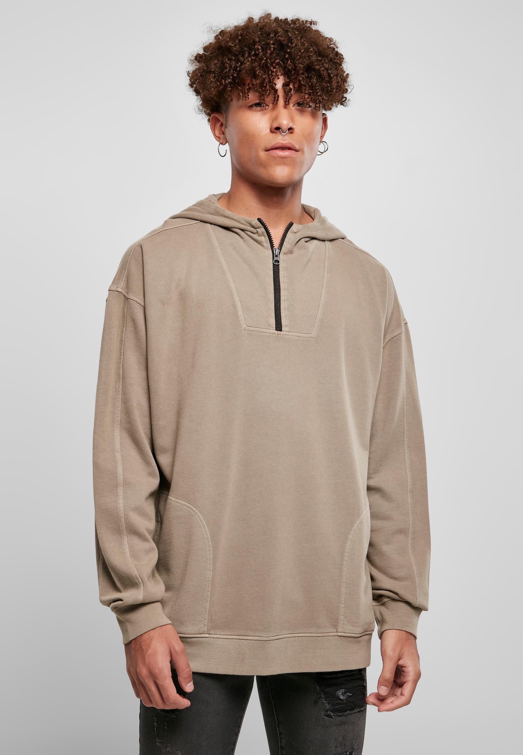 URBAN CLASSICS Kapuzensweatshirt »Urban Classics Herren Overdyed Camp Hoody«