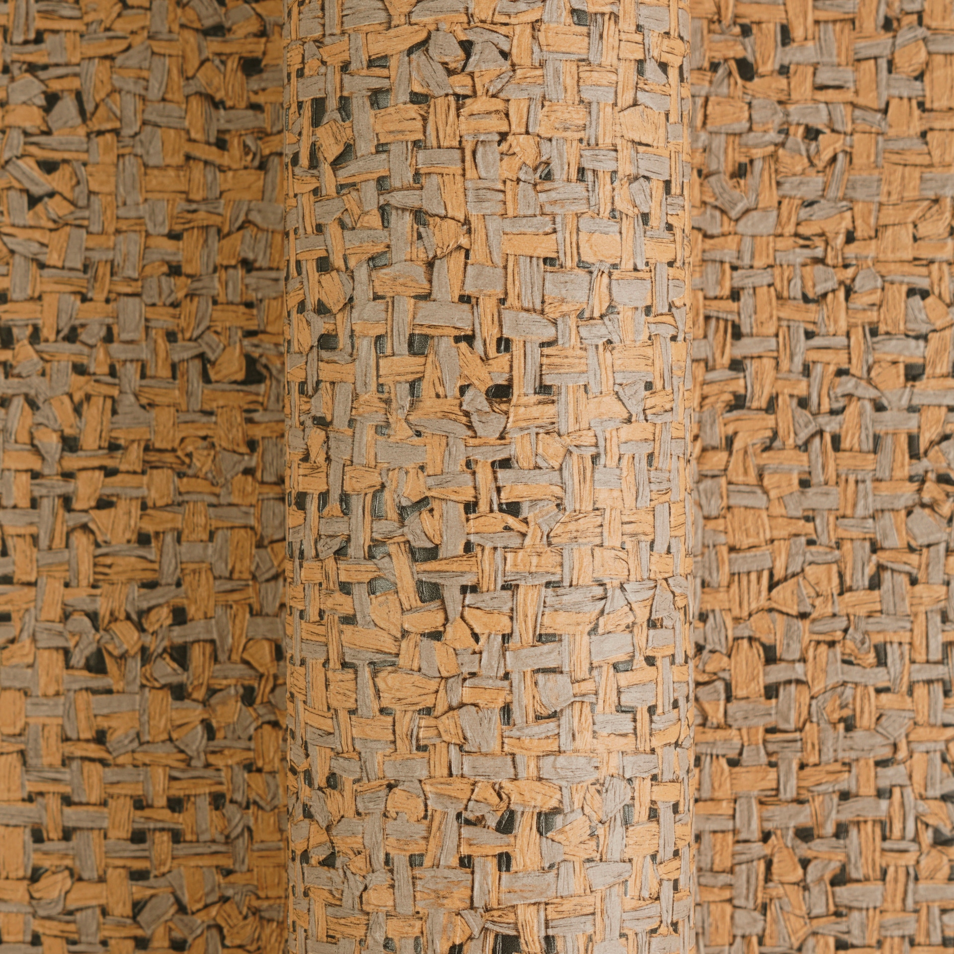 living walls Vliestapete »Vibes & Styles Jan – Stud!o Sense & Surface Vliestapete« Flechtoptik leicht strukturiert Natürliche Flechtoptik mit feiner Struktur und dezentem Glanzeffekt