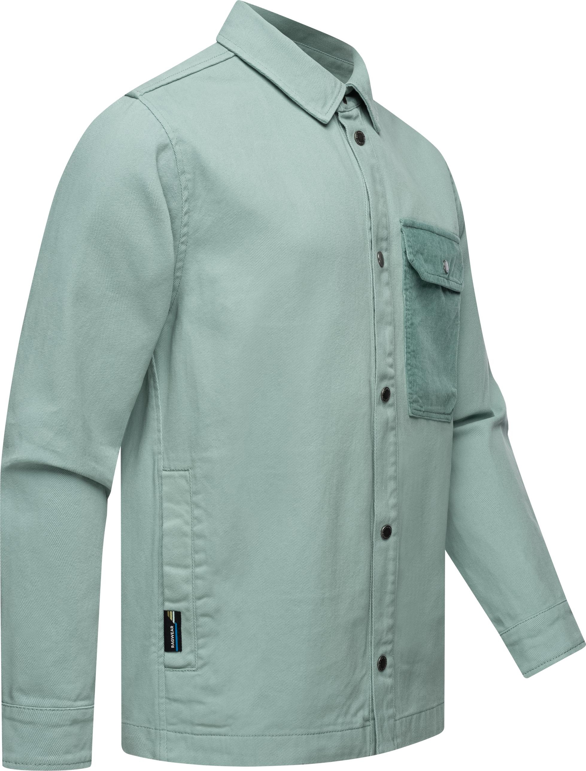 Ragwear Outdoorhemd »Garwend«, Stylisches Herren Holzfällerhemd mit Brusttasche