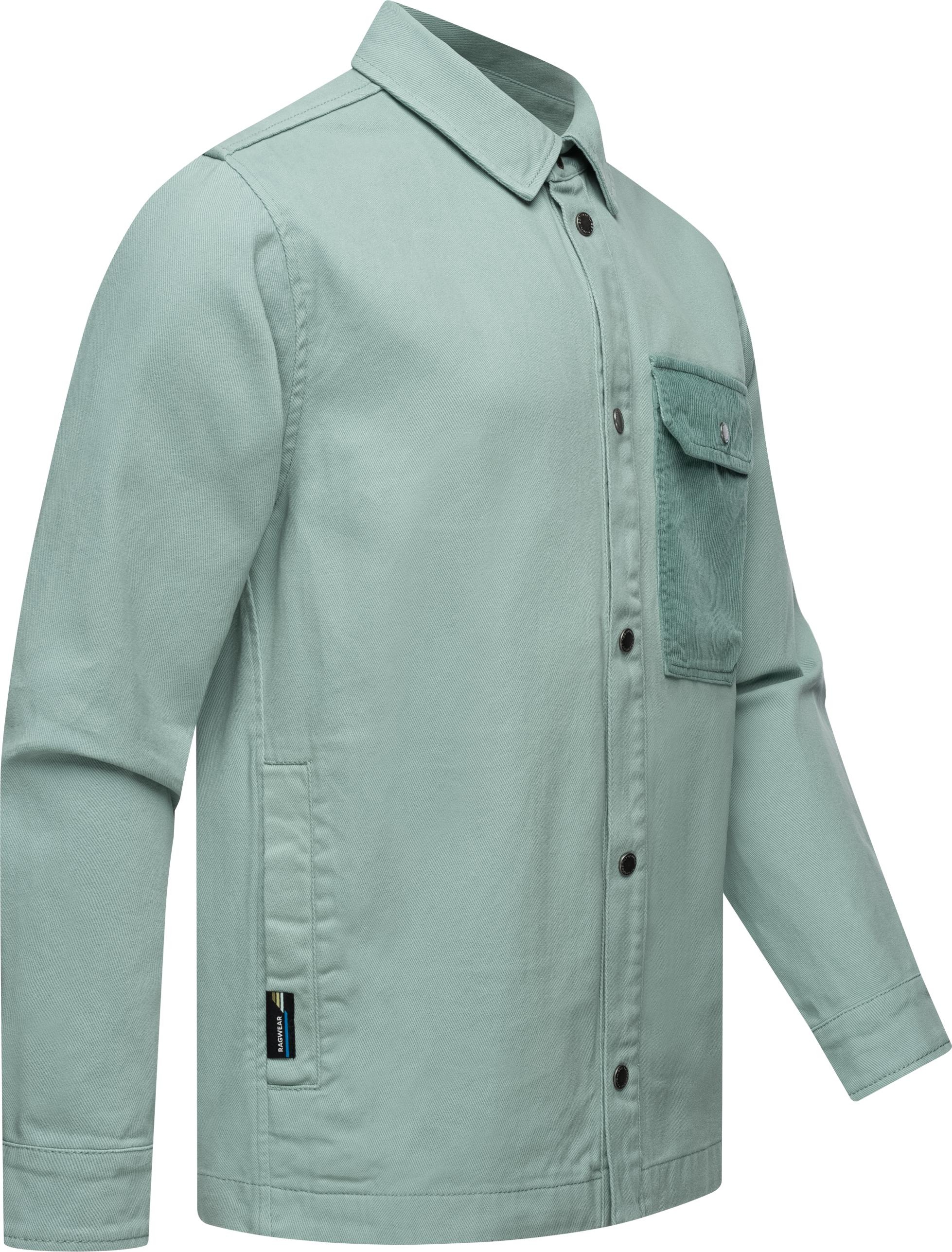 Ragwear Outdoorhemd "Garwend", Stylisches Herren Holzfällerhemd mit Brustta günstig online kaufen