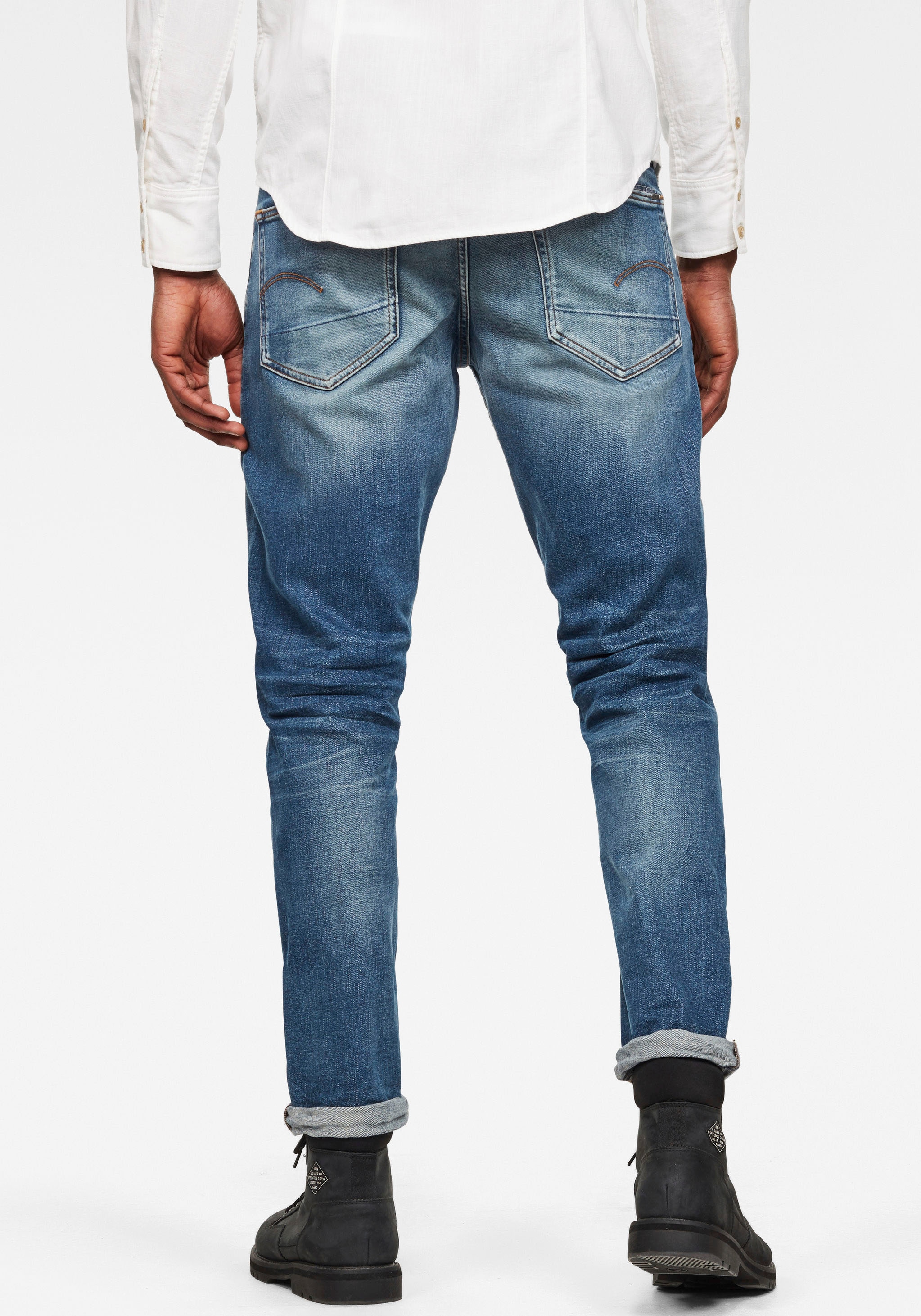 G-STAR Regular-fit-Jeans "3301 Straight Tapered" günstig online kaufen