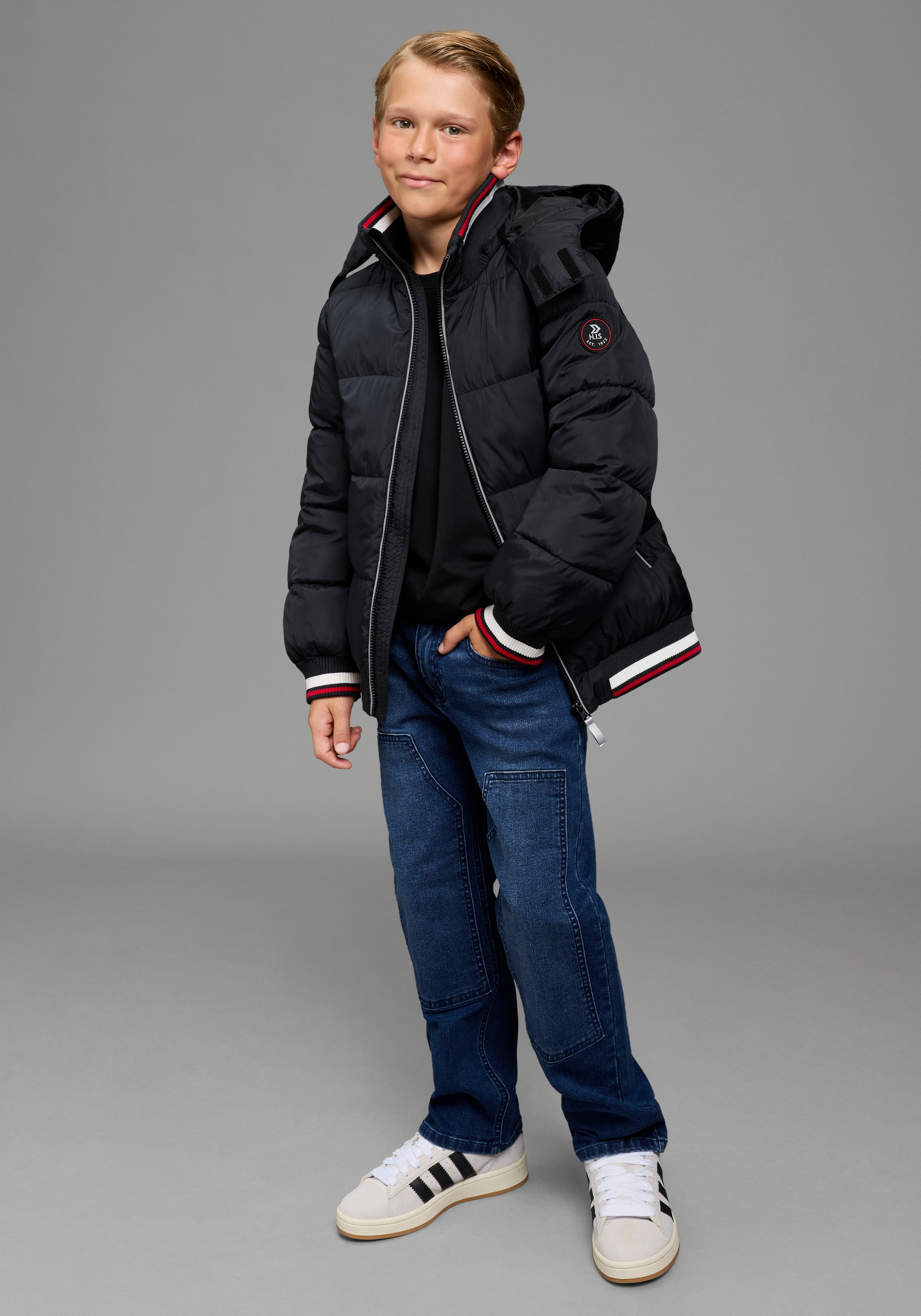 H.I.S Loose-fit-Jeans »H.I.S  Loose-Fit Jeans im Workerstyle« Lockere Worker-Jeans, bequeme Passform, gerade Beinform