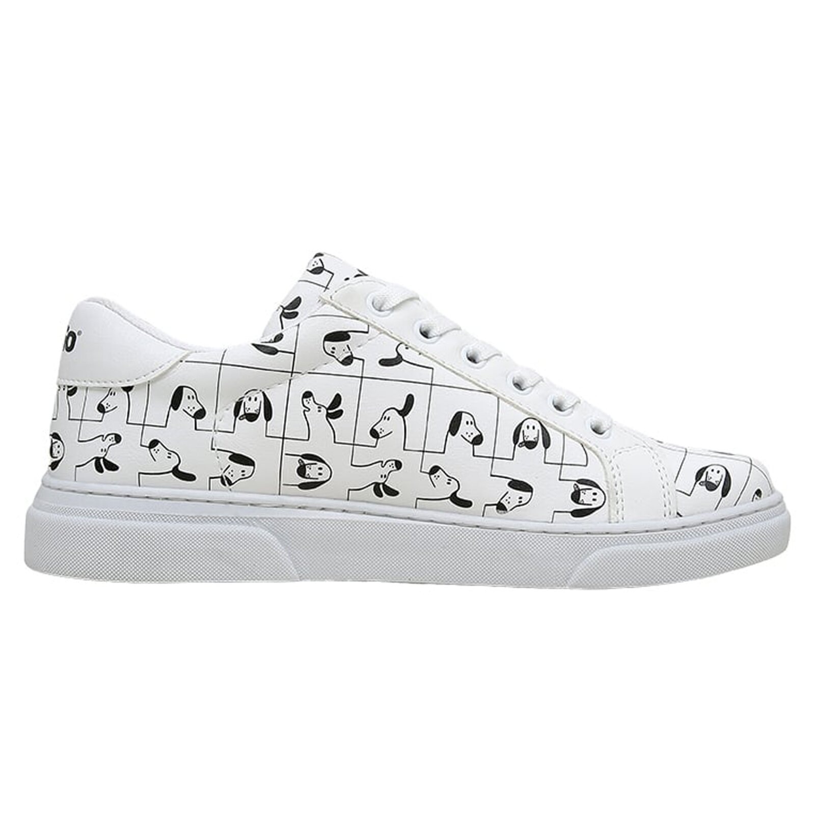 Thumbnail - DOGO Sneaker "Ace Low-Top Sneaker I Woof You Damen Sneaker" Handgefertigt