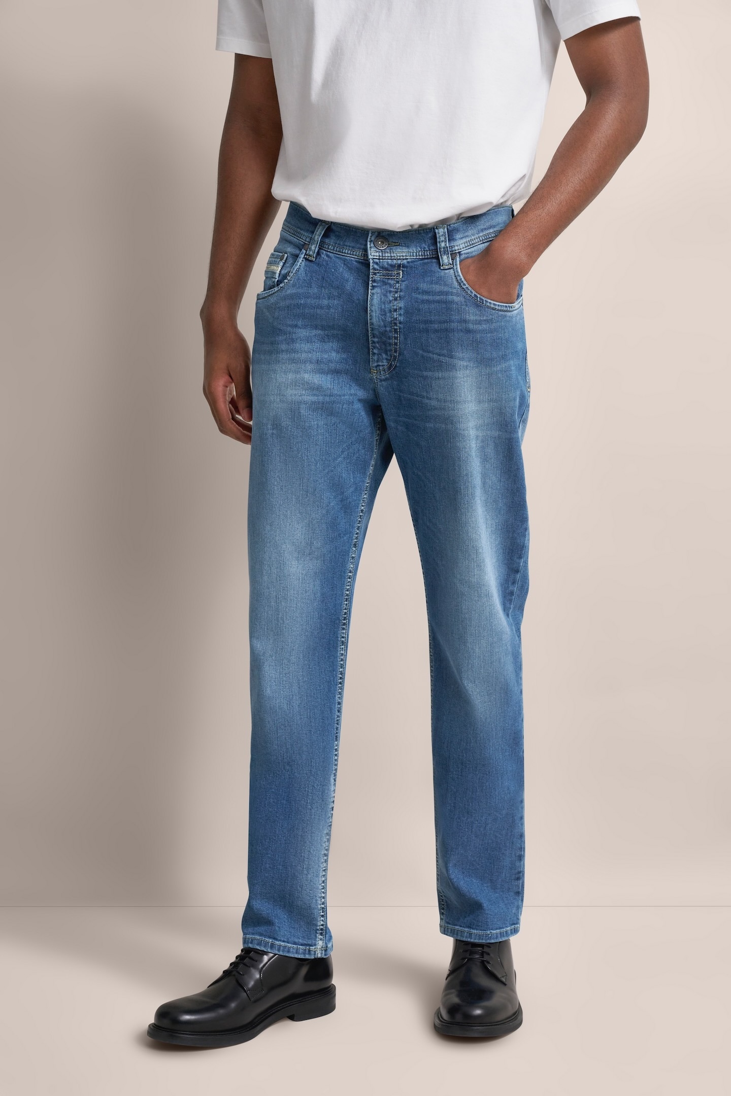 bugatti 5-Pocket-Jeans "Basic Essential" Authentic Denim günstig online kaufen