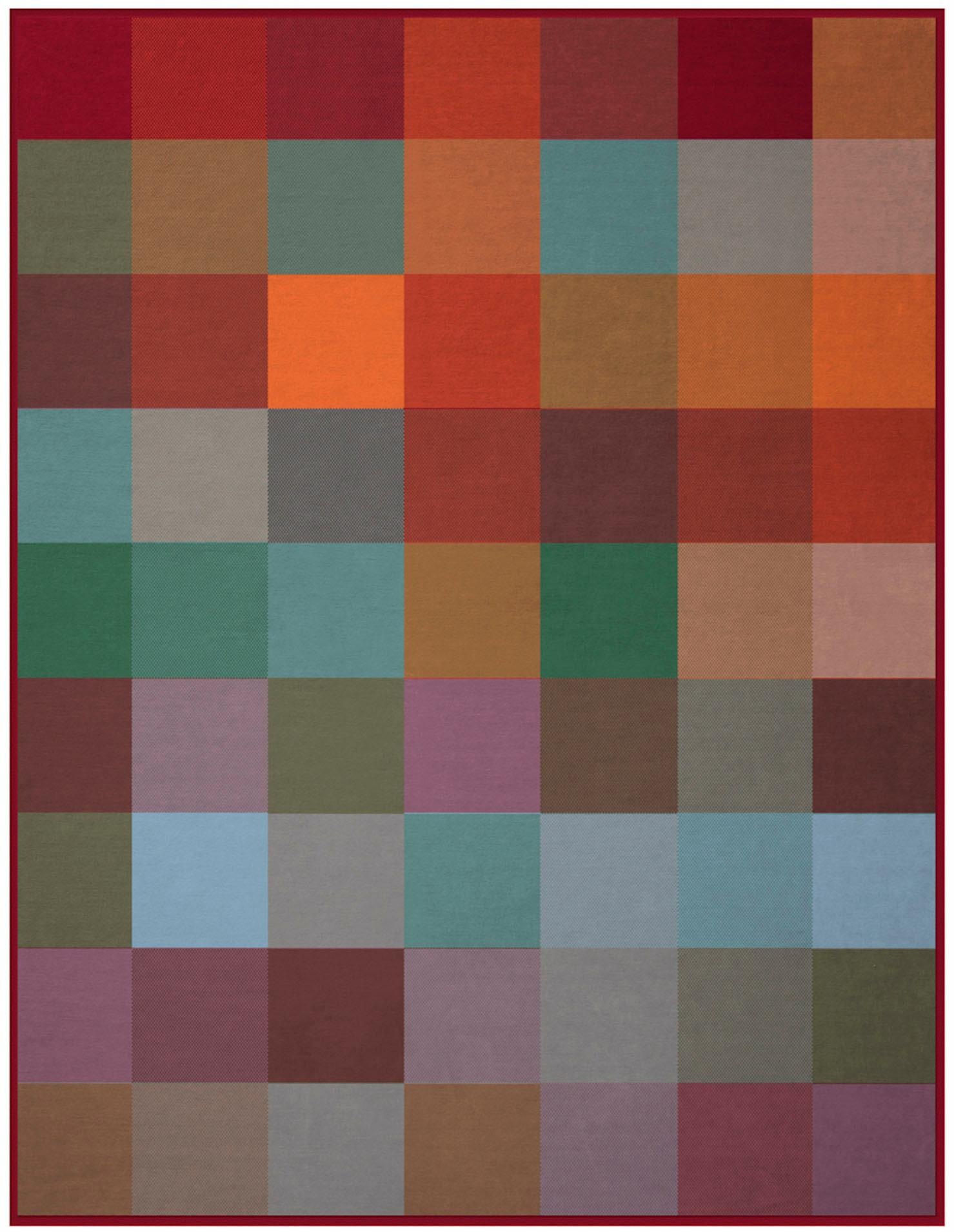 Biederlack Wohndecke »Baumwolldecke Grey-Woven«, mit Karomuster, Kuscheldecke