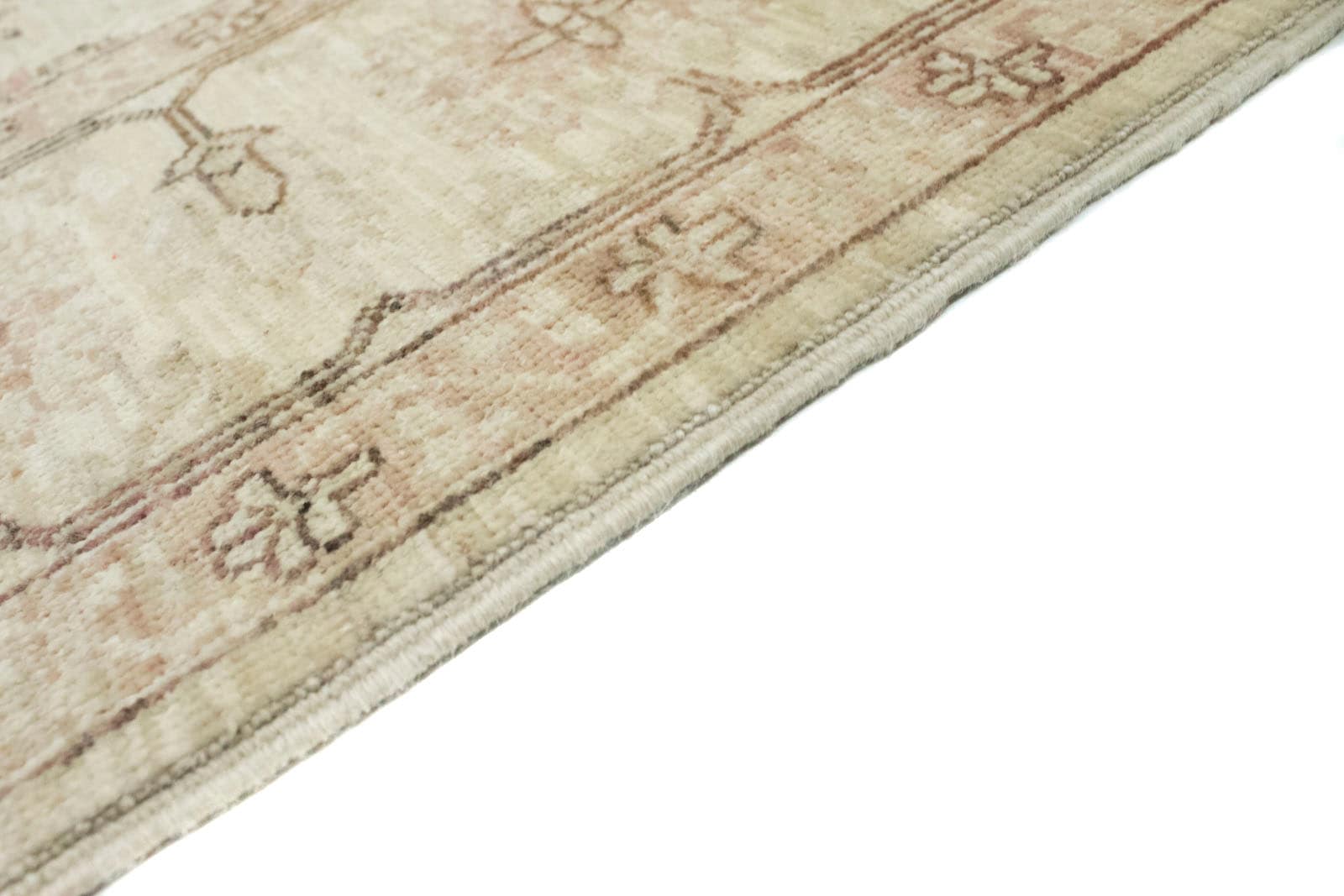 morgenland Wollteppich »Täbriz Teppich handgeknüpft beige«, rechteckig