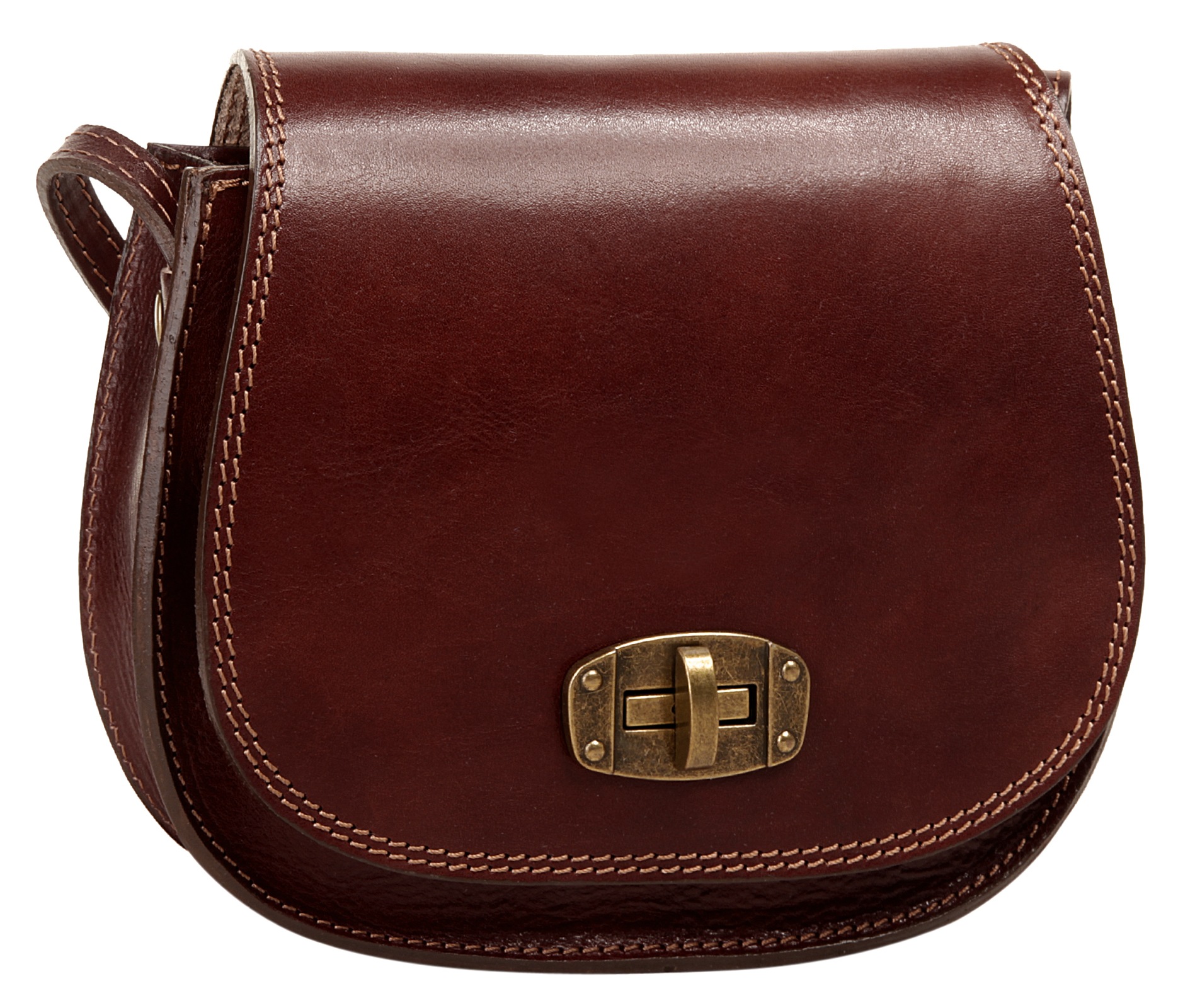 Thumbnail - Piké Umhängetasche echt Leder, Made in Italy