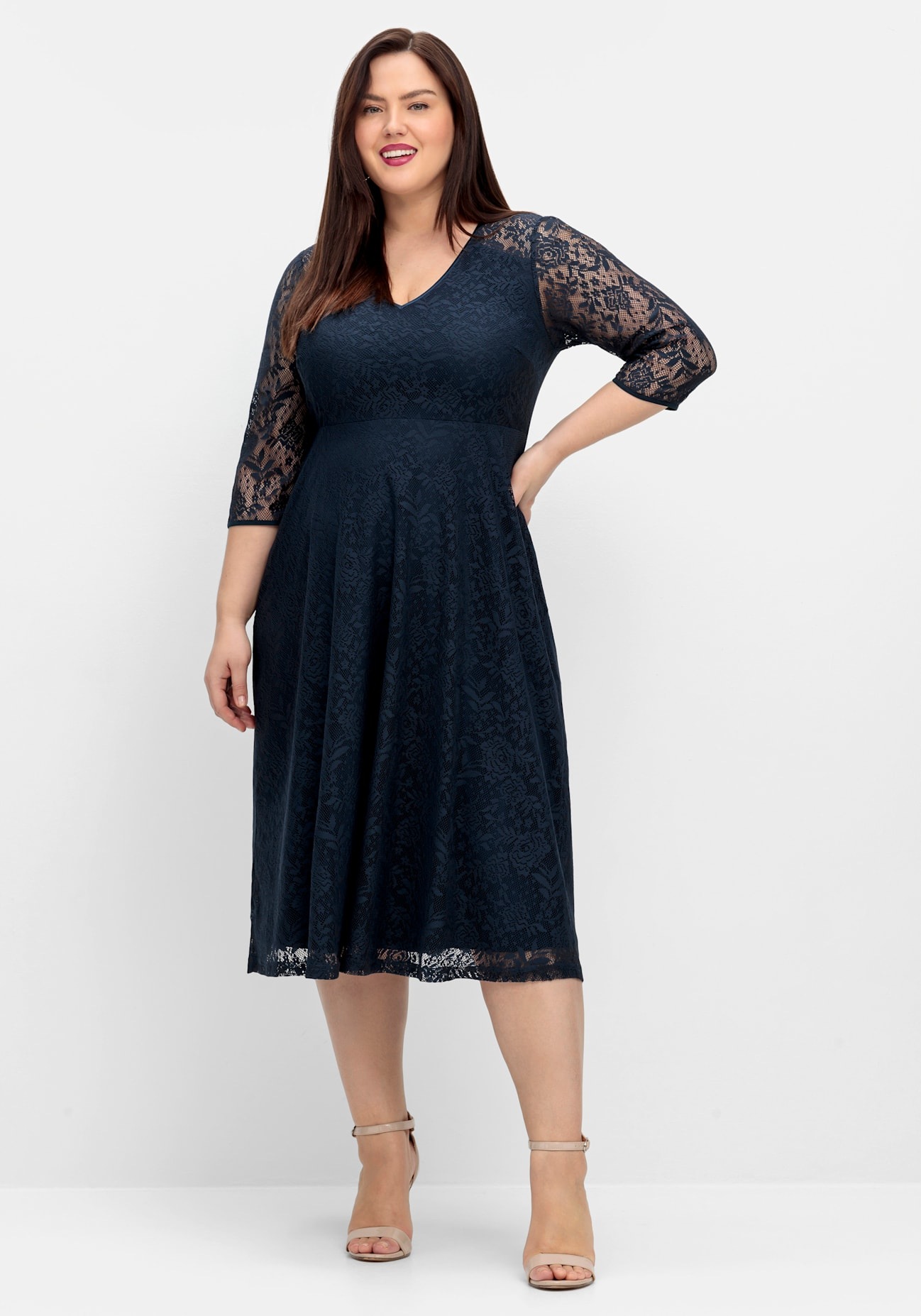 Sheego Cocktailkleid "Cocktailkleid" günstig online kaufen