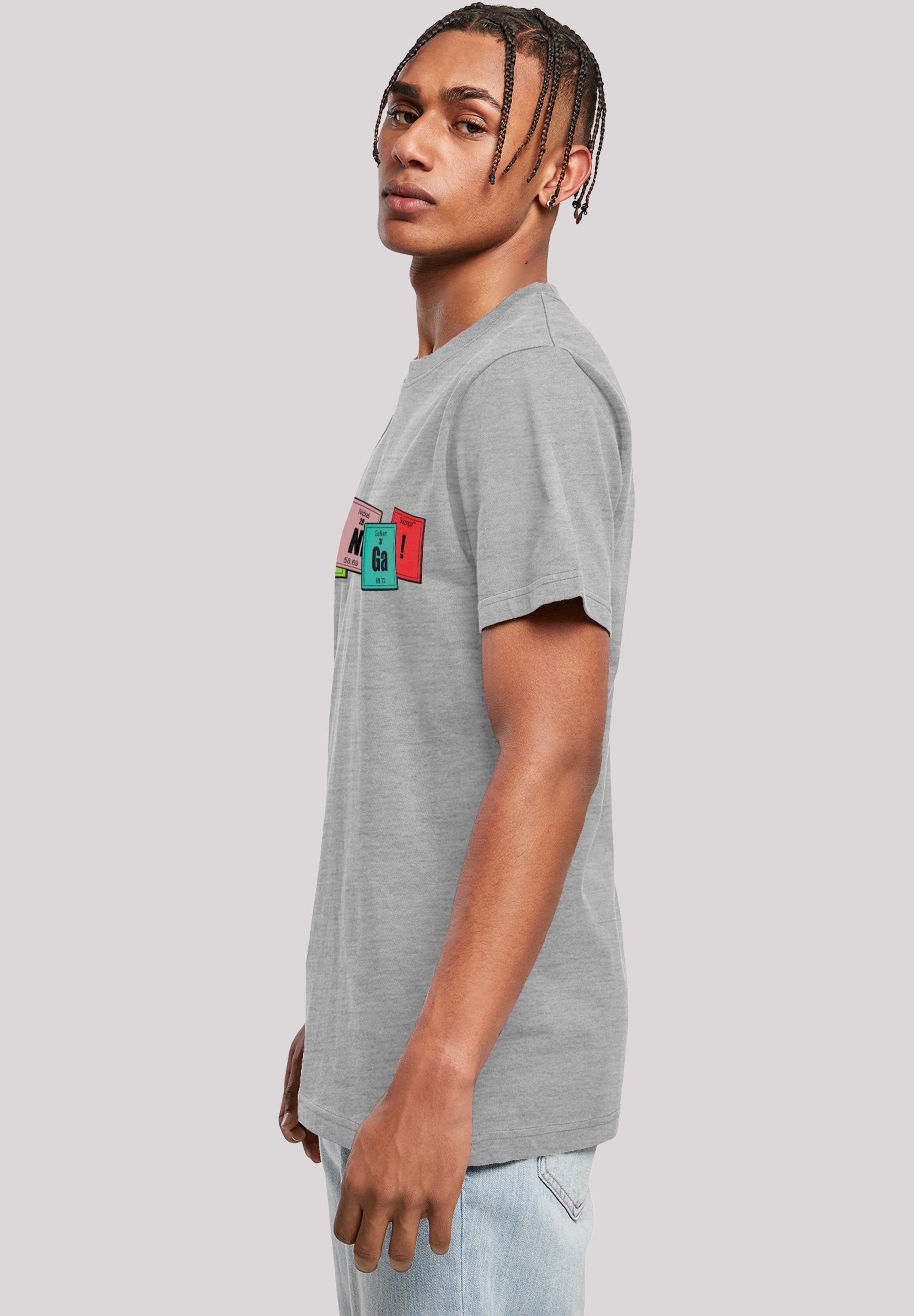 F4NT4STIC T-Shirt »Big Bang Theory Bazinga«, Herren,Premium Merch,Regular-Fit,Basic,Bedruckt