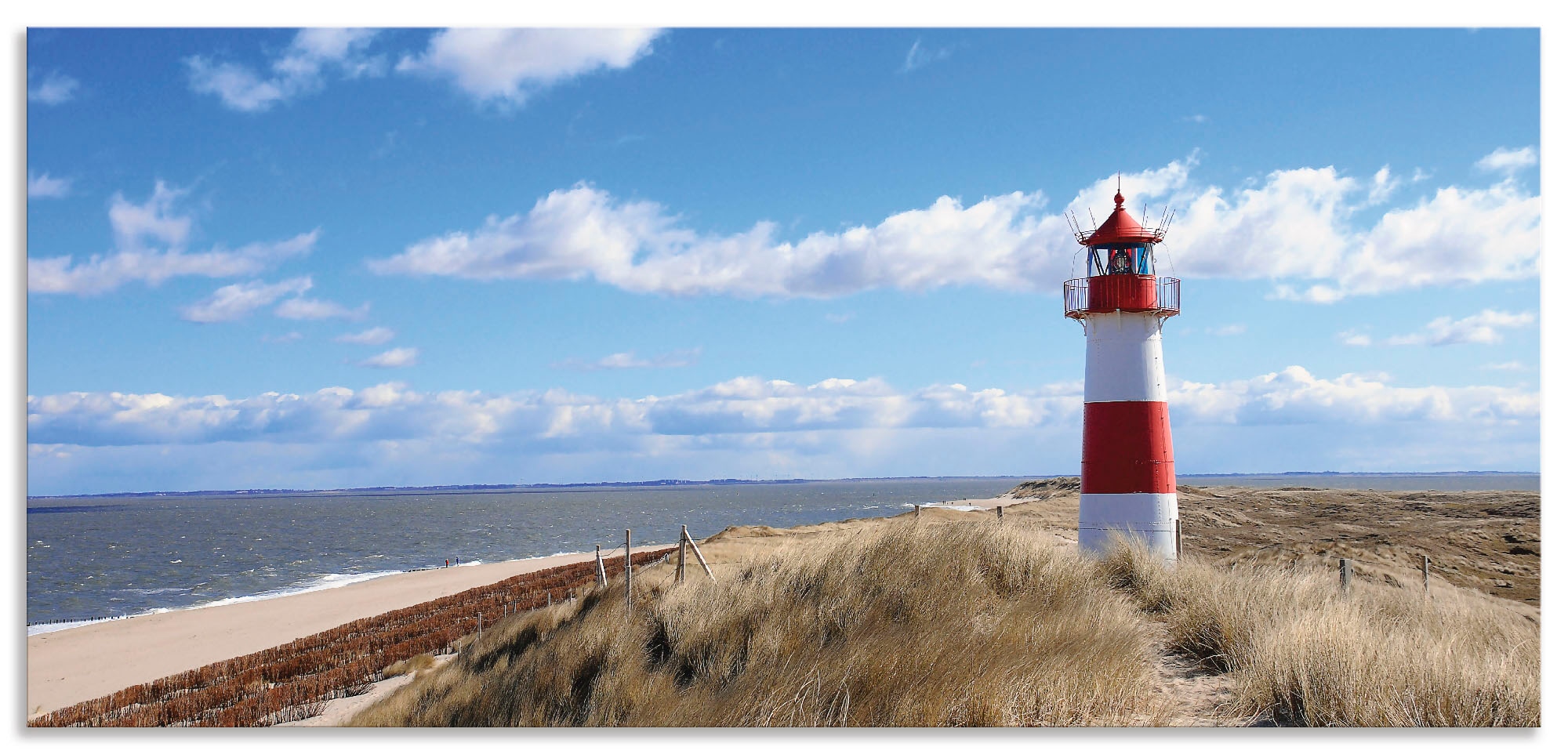 Artland Küchenrückwand "Leuchtturm Sylt", (1 tlg.), Alu Spritzschutz mit Kl günstig online kaufen