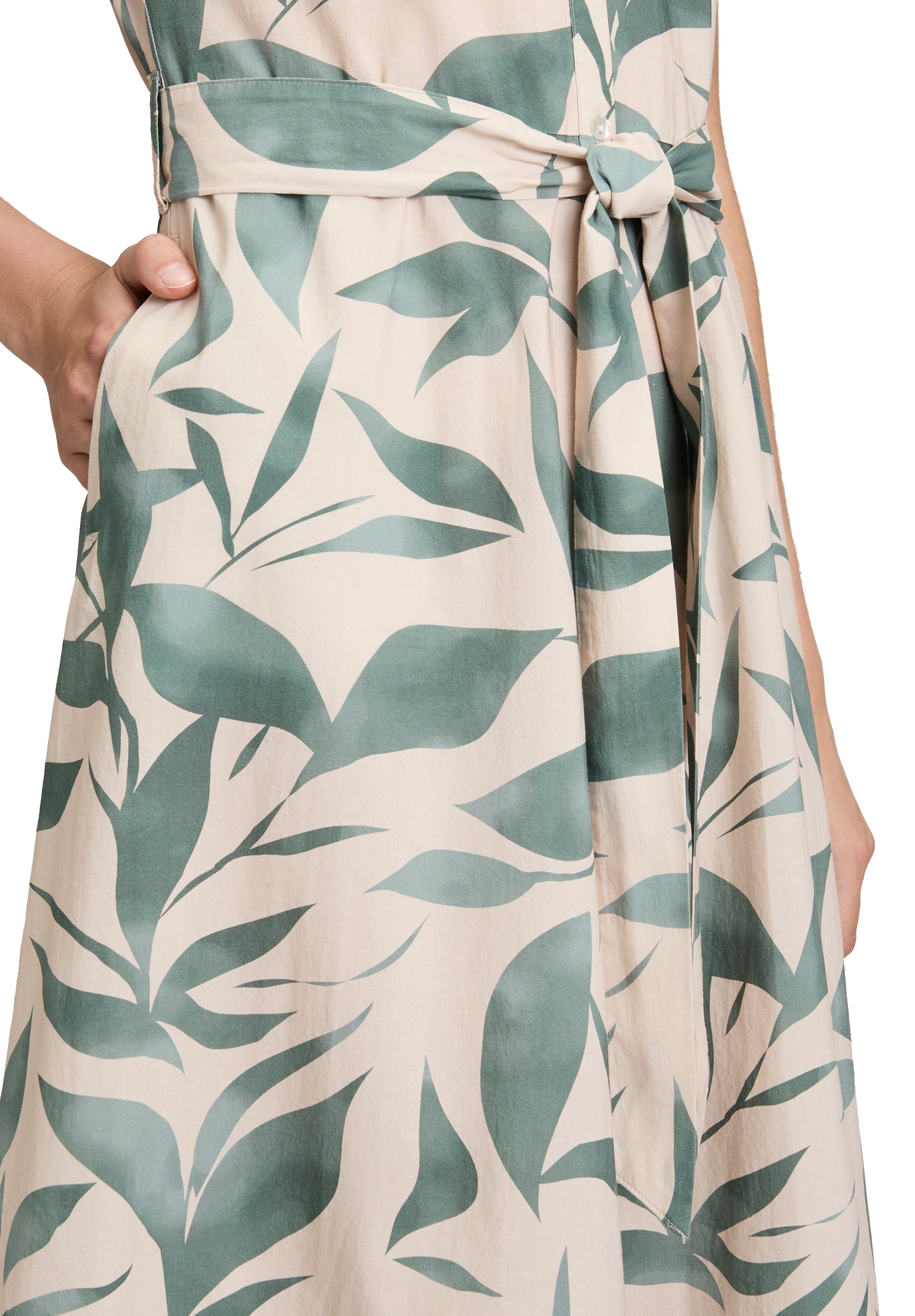 Betty&Co Hemdblusenkleid »Damen mit Print« Nahttasche