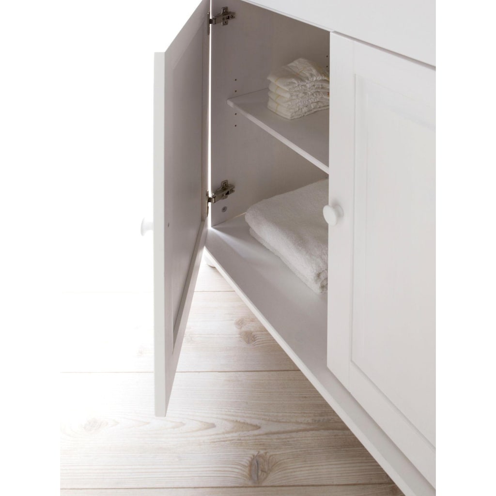 Ticaa Babyzimmer-Komplettset »Moritz«, (Set, 5 St., Bett + Wickelkommode + Schrank + Unterstellregal + Standregal), Bett + Wickelkommode + Schrank + Unterstellregal + Standregal