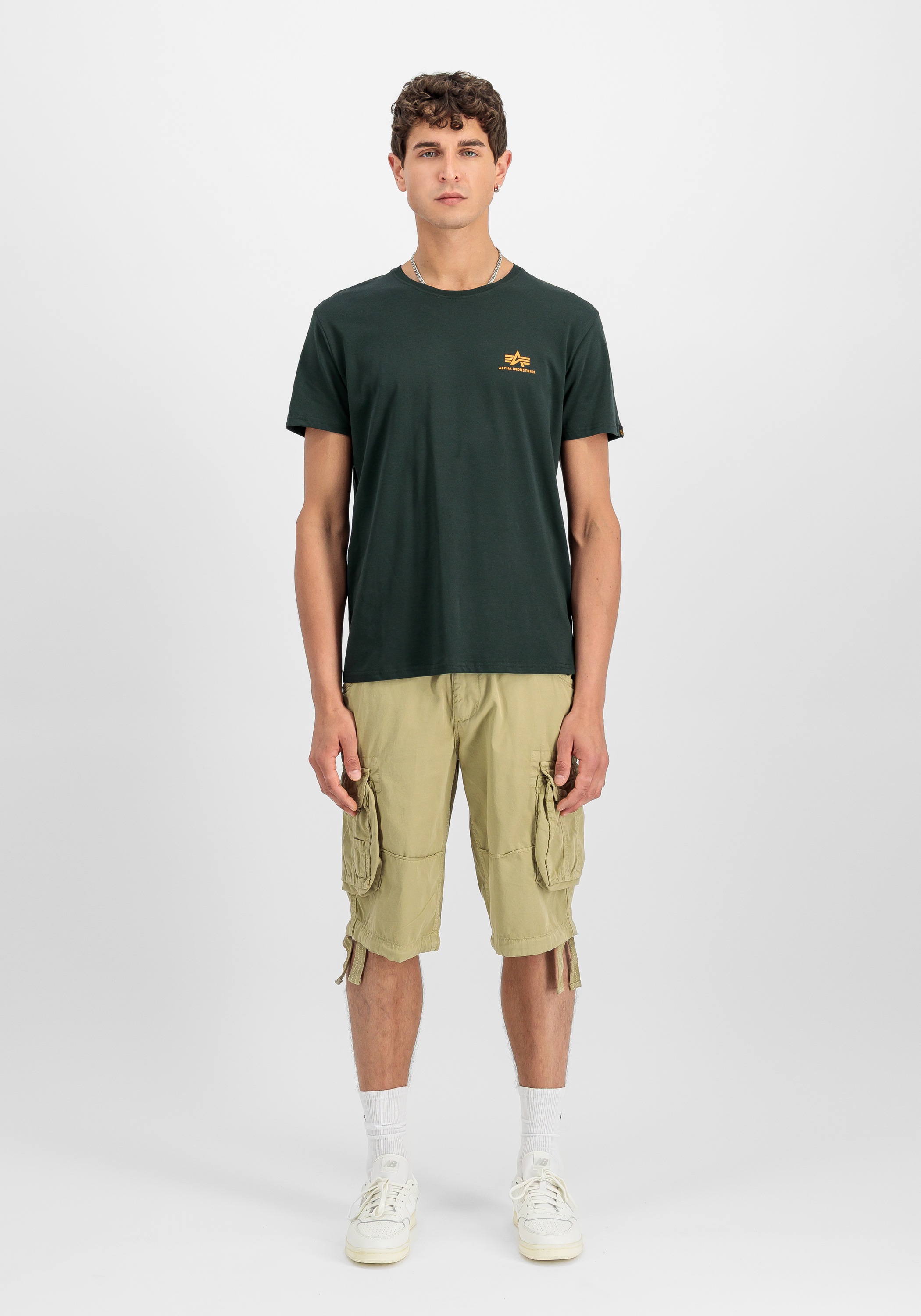 Alpha Industries Jet Cargo Shorts Light Olive 36 2
