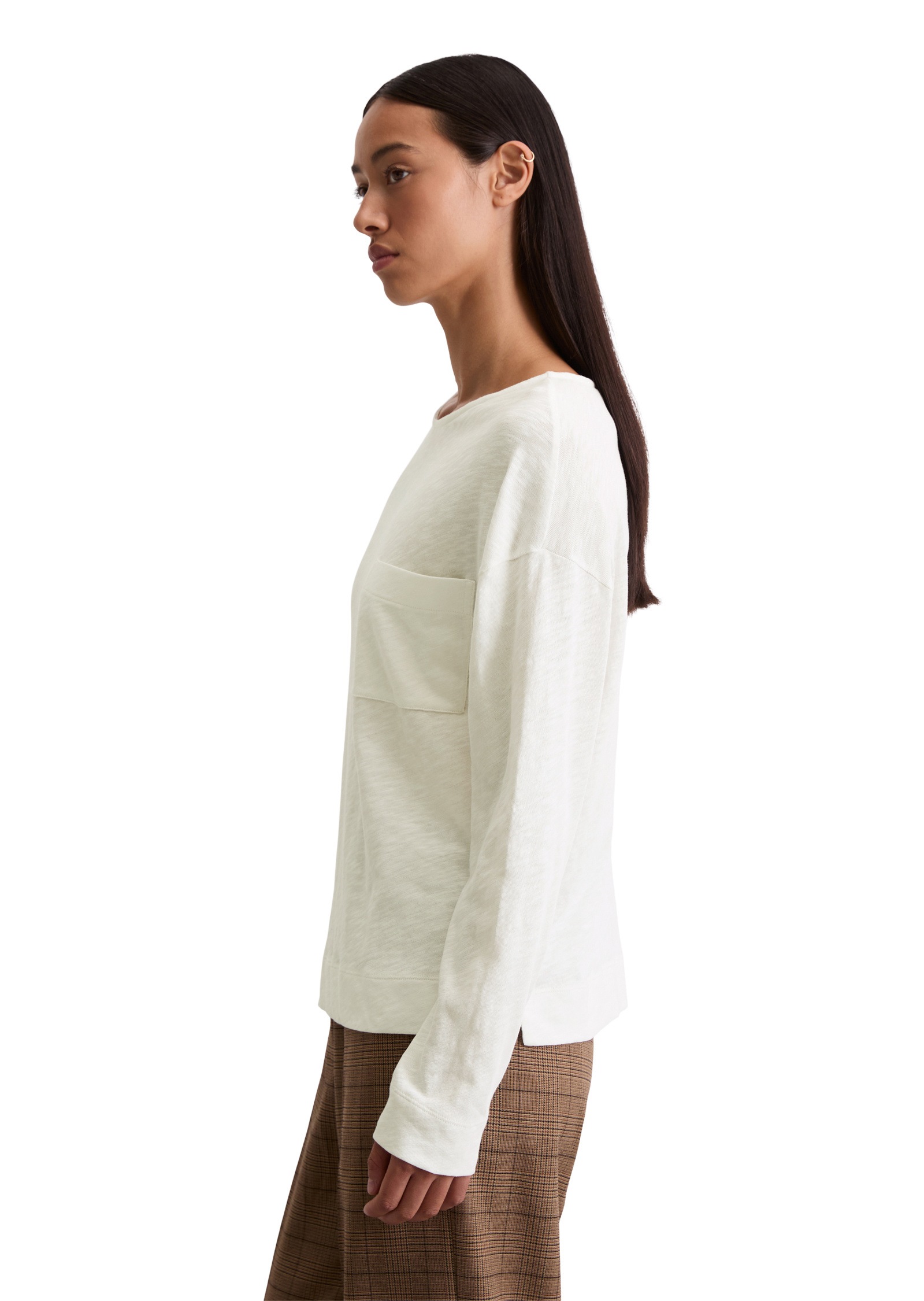 Marc O'Polo Langarmshirt »aus Slub Jersey«