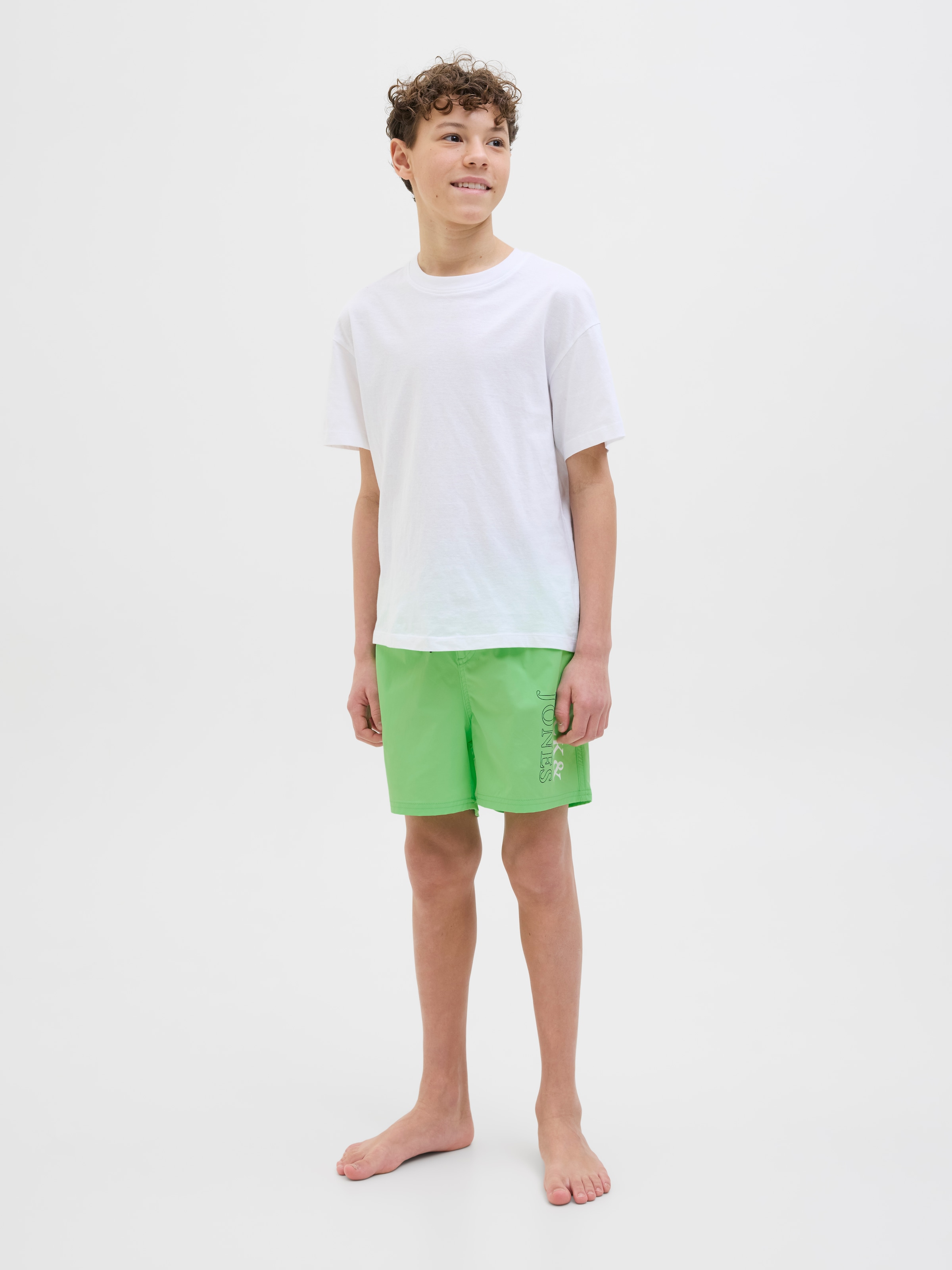 Jack & Jones Junior Badeshorts »JPSTMAUI JJSWIM DOUBLE LOGO AKM SN JNR«