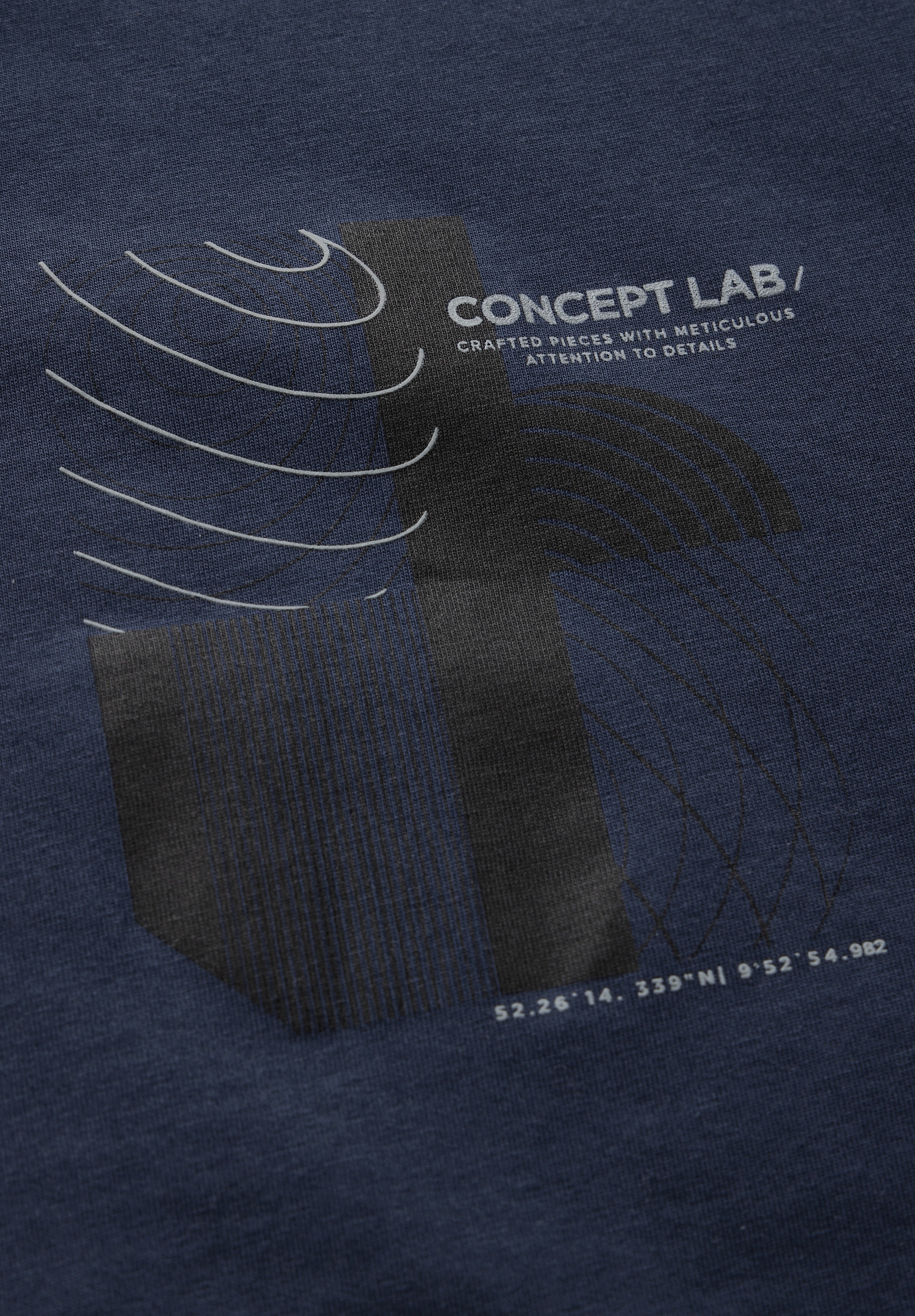 STREET ONE MEN T-Shirt, mit Rundhalsausschnitt