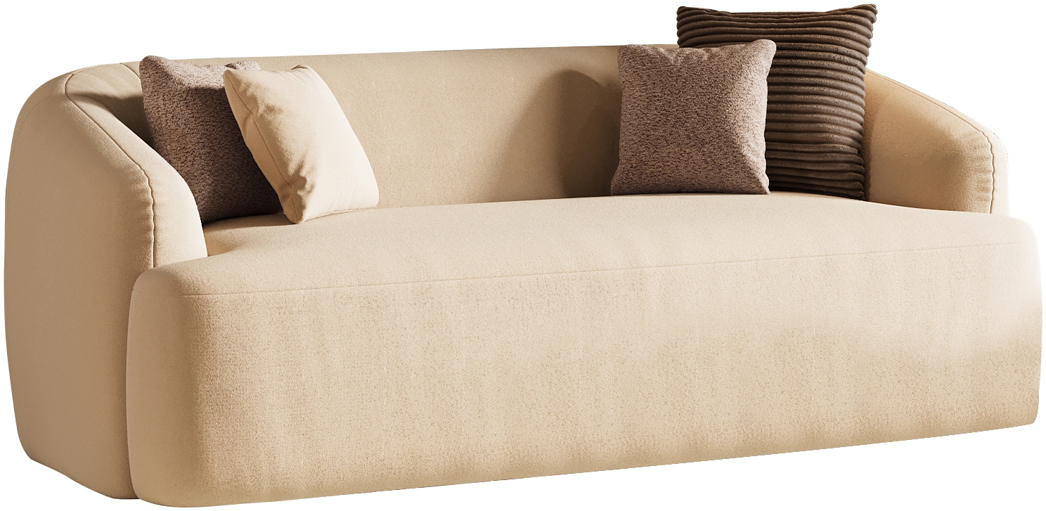 INOSIGN 2-Sitzer »Nergal, Einzelsofa oder L-Form«, Modernes Design, schlichte Optik, stilvoller Blickfang im Wohnzimmer