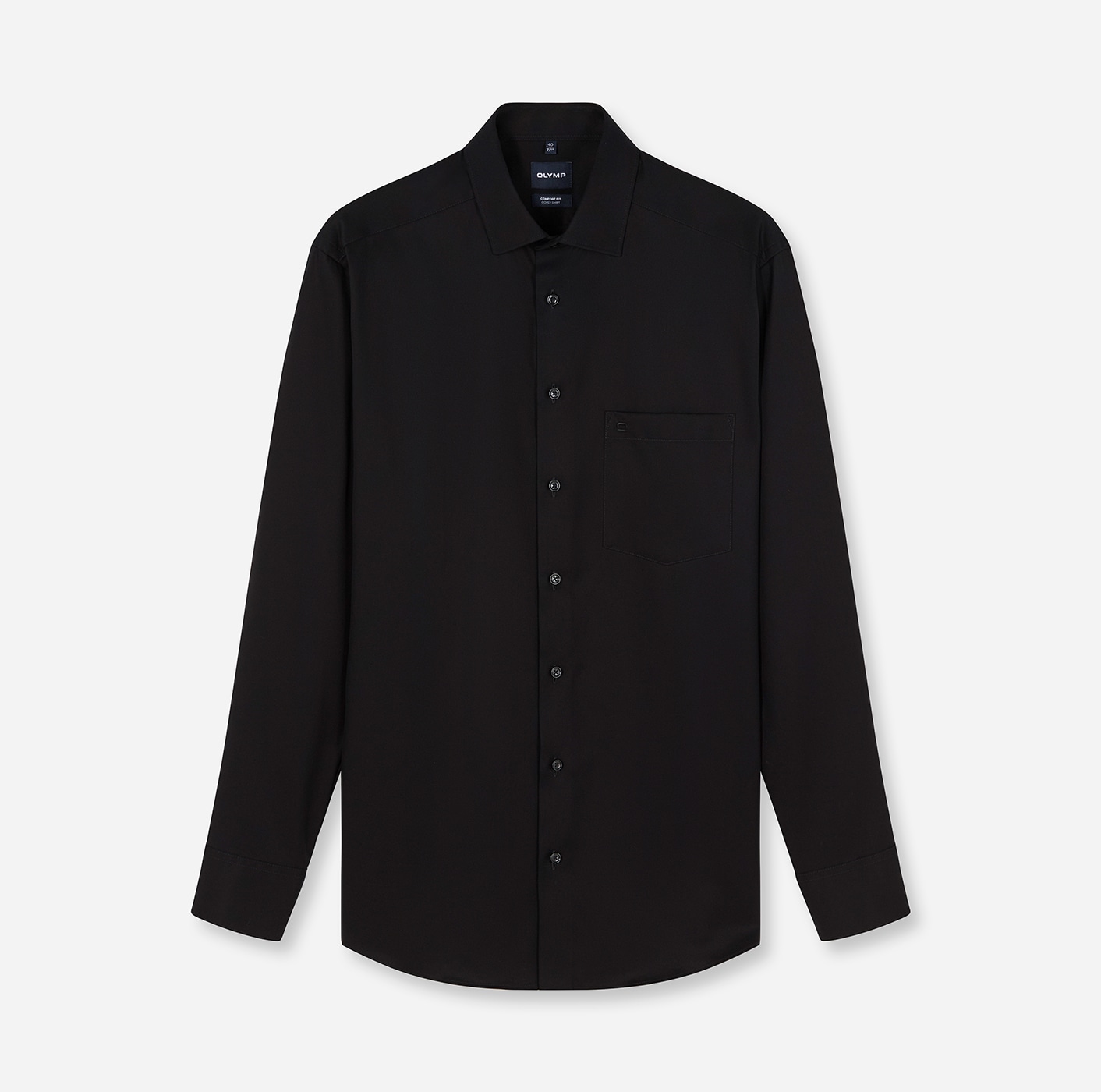 OLYMP Langarmhemd »Luxor Cover Shirt« höchste Blickdichte, bügelfrei, Businesshemd, Comfort fit