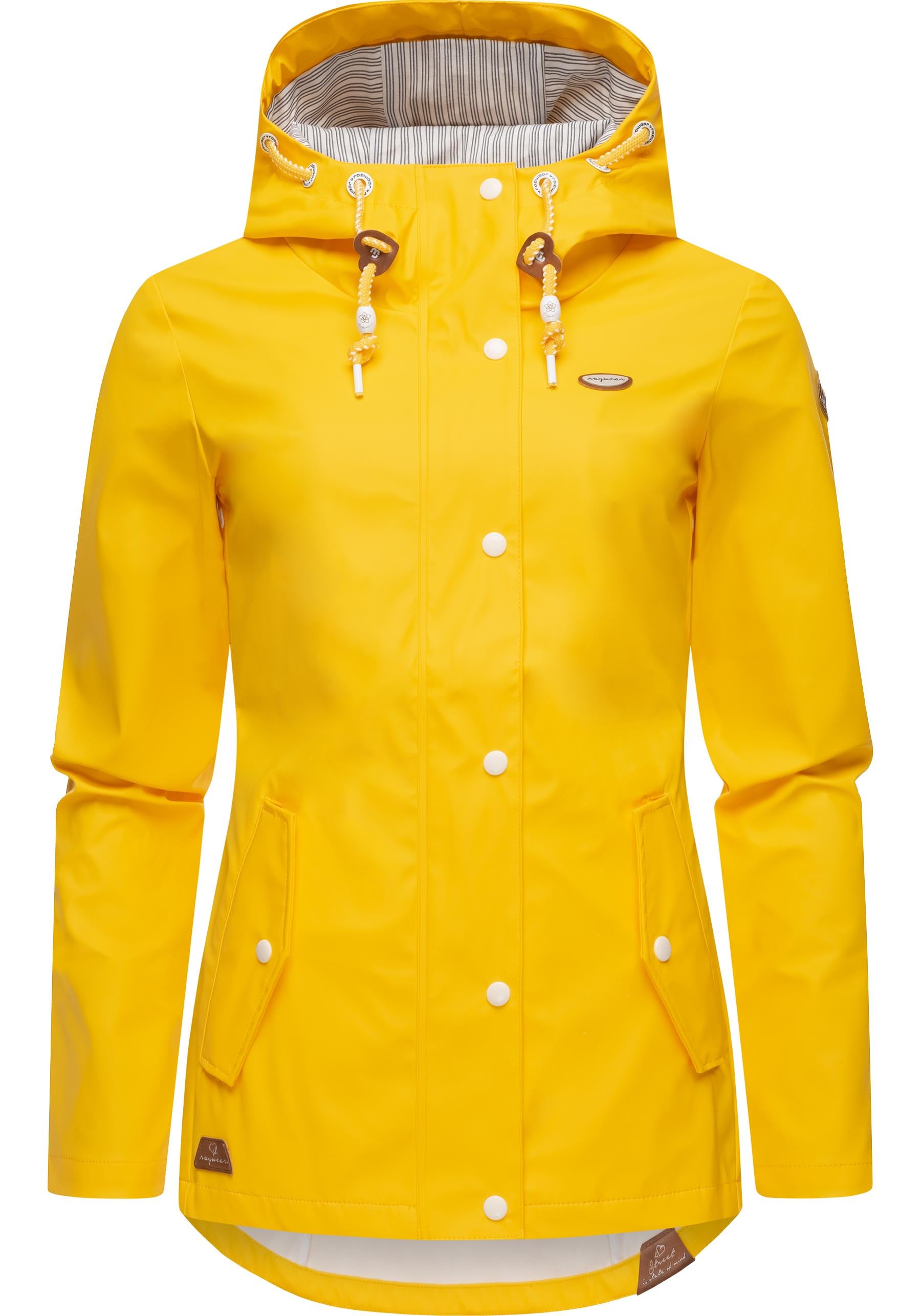 Ragwear Regenjacke »YM-Marge«, mit Kapuze, stylische Übergangsjacke mit großer Kapuze