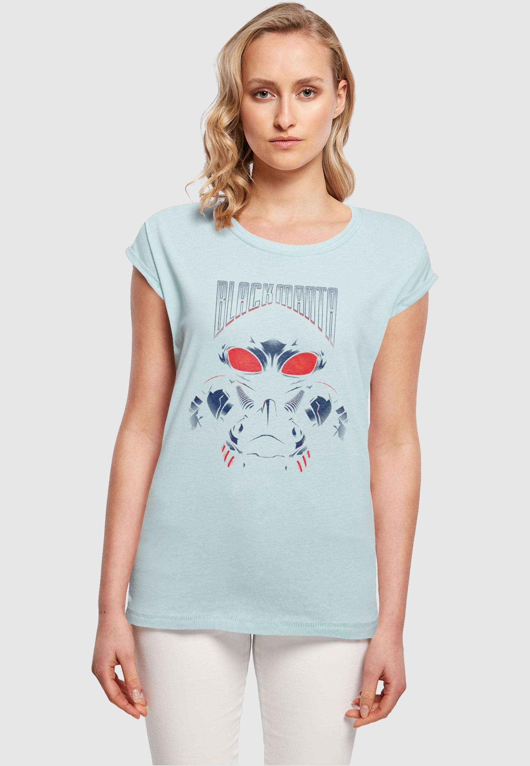 ABSOLUTE CULT T-Shirt »ABSOLUTE CULT Damen Ladies Aquaman - Black Manta T-Shirt«, (1 tlg.)