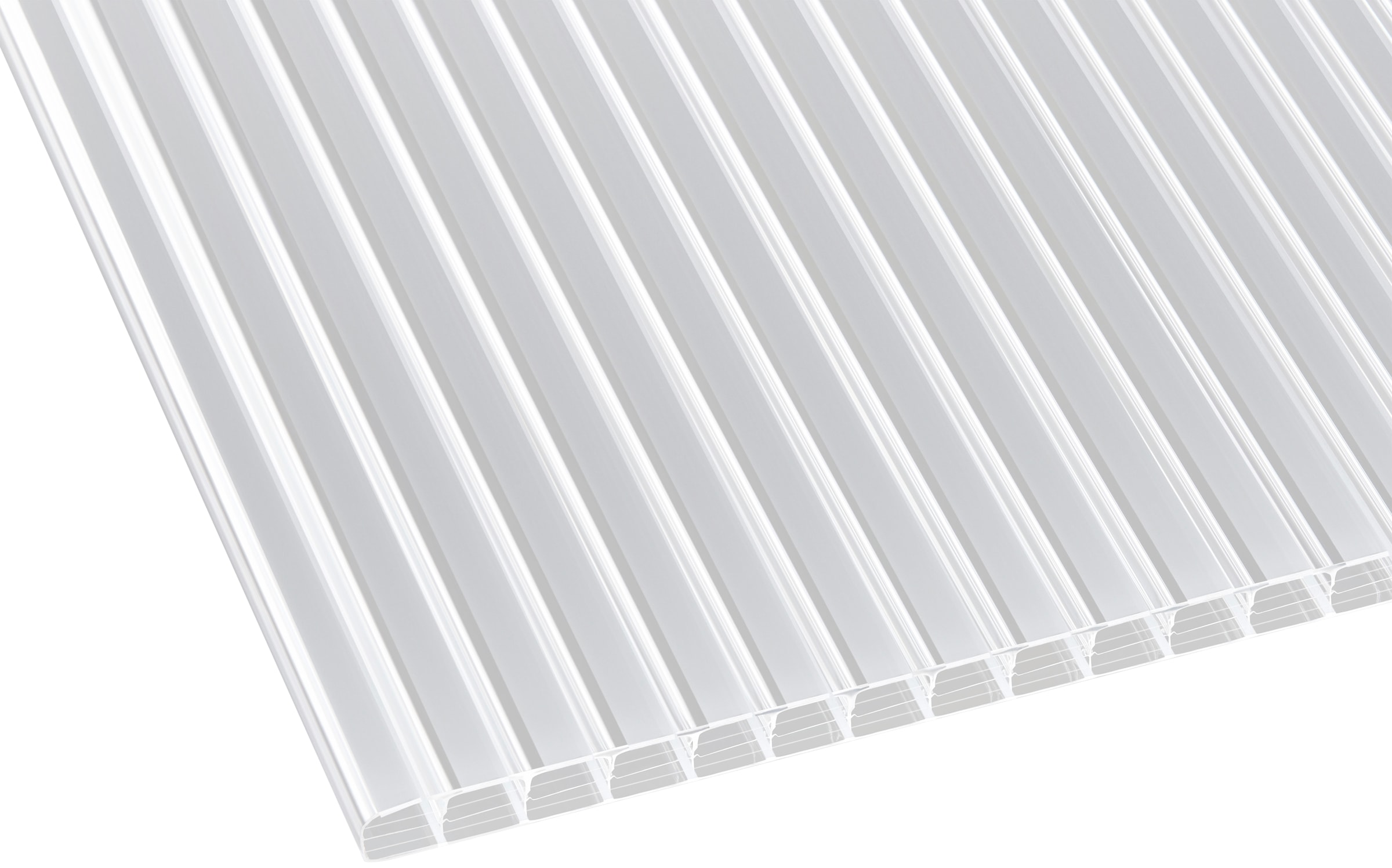 GUTTA bestellen 293,4 Polycarbonat gestreift Aluminium, Dacheindeckung BAUR Einzelcarport weiß cm, | weiß, »Premium«,