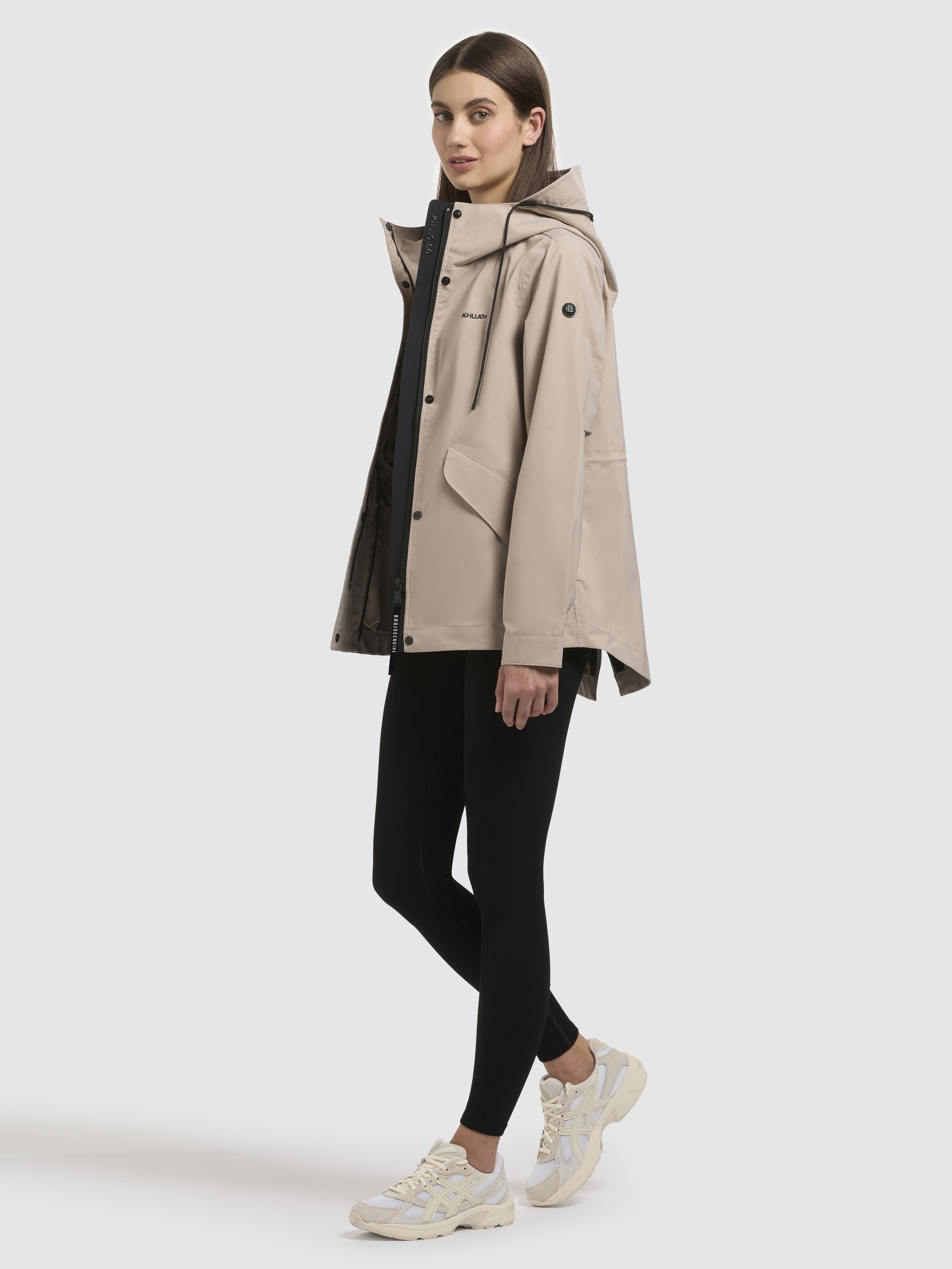 khujo Regenjacke »SANG«, mit Kapuze