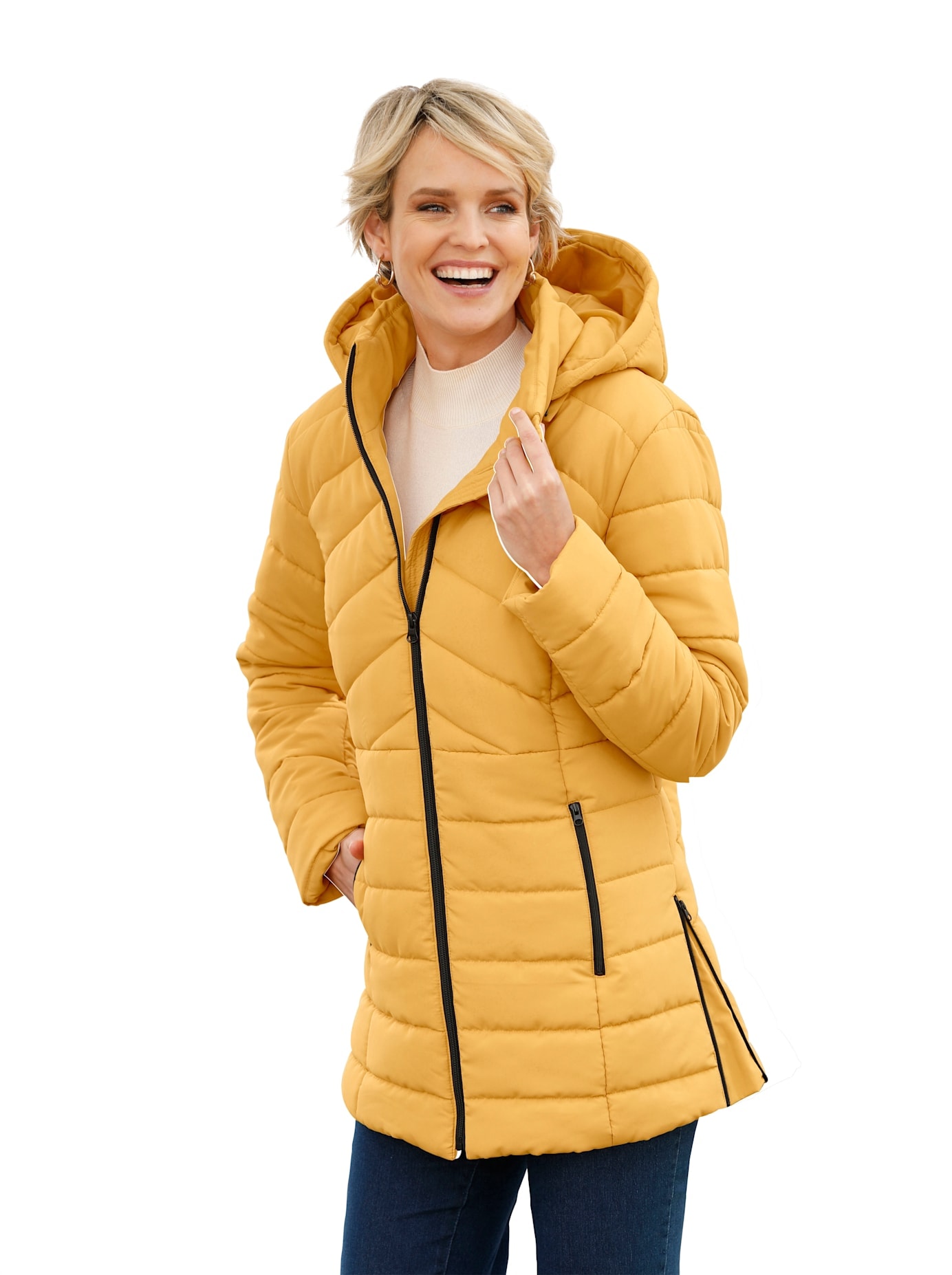 Classic Basics Steppjacke mitKapuze günstig online kaufen