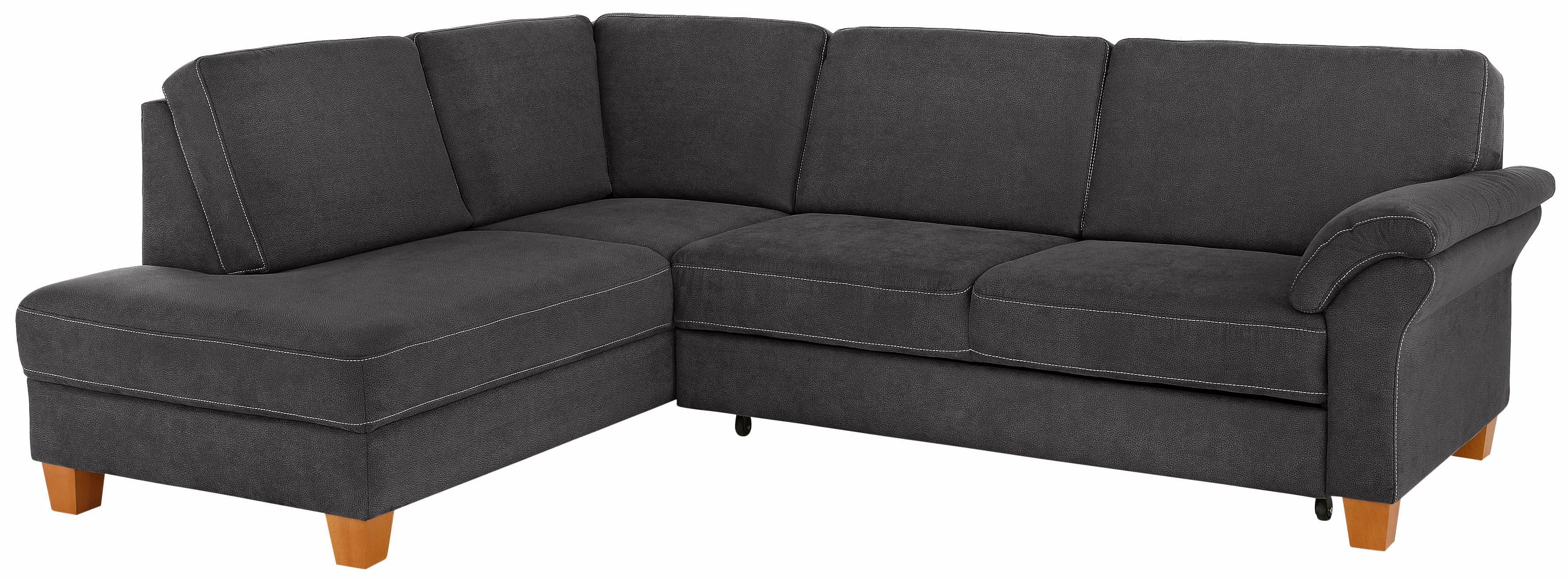 OTTO home Ecksofa "Borkum L-Form, B: 249 cm - OTTO. Verlässliche Qualität." optional mit Schlaffunktion, Eckcouch mit Federkern