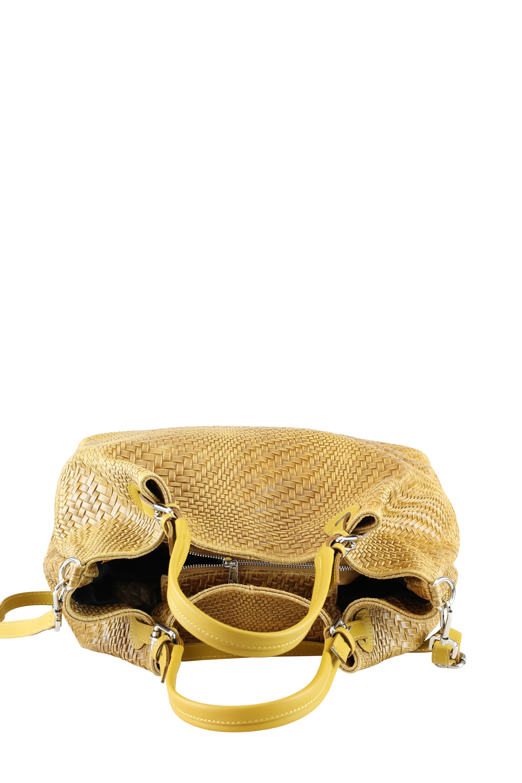 COLLEZIONE ALESSANDRO Schultertasche »Roomi«, in modischer Flechtoptik