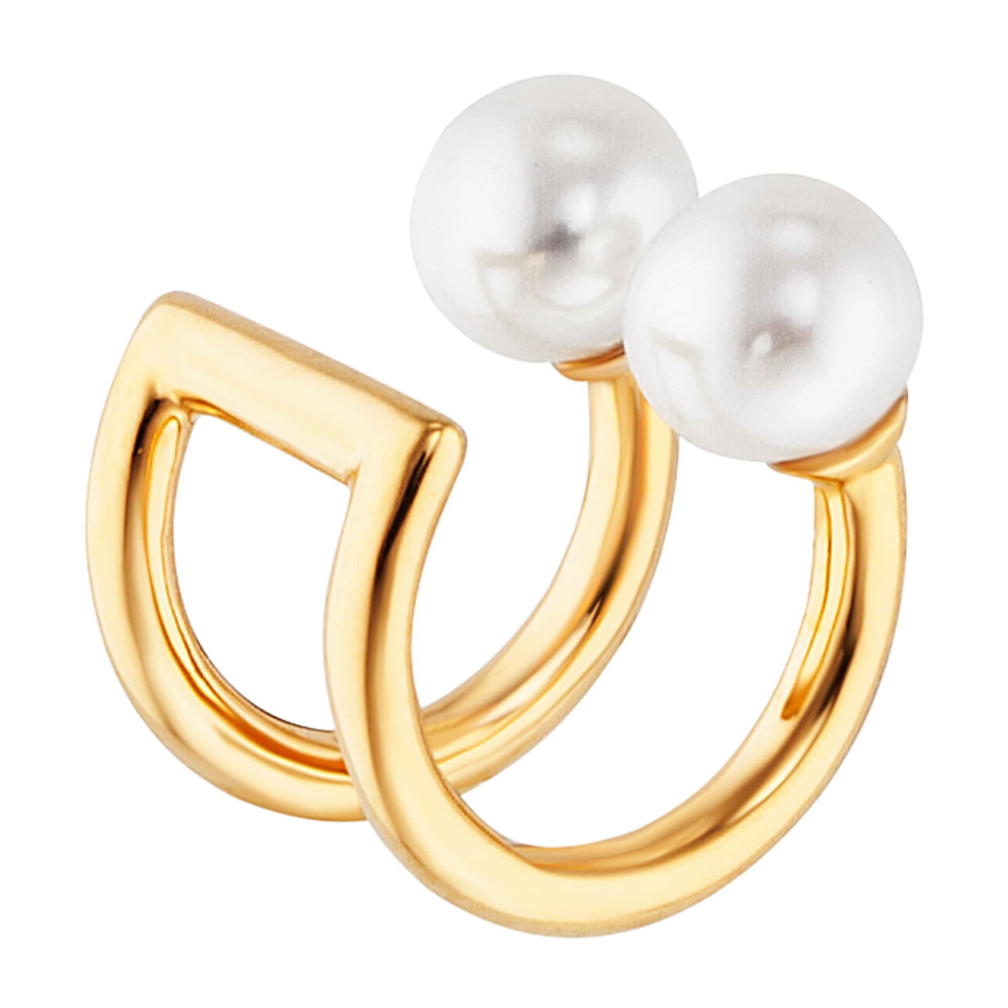 CAÏ Paar Ohrstecker »925 Silber vergoldet Perlen« online kaufen | BAUR