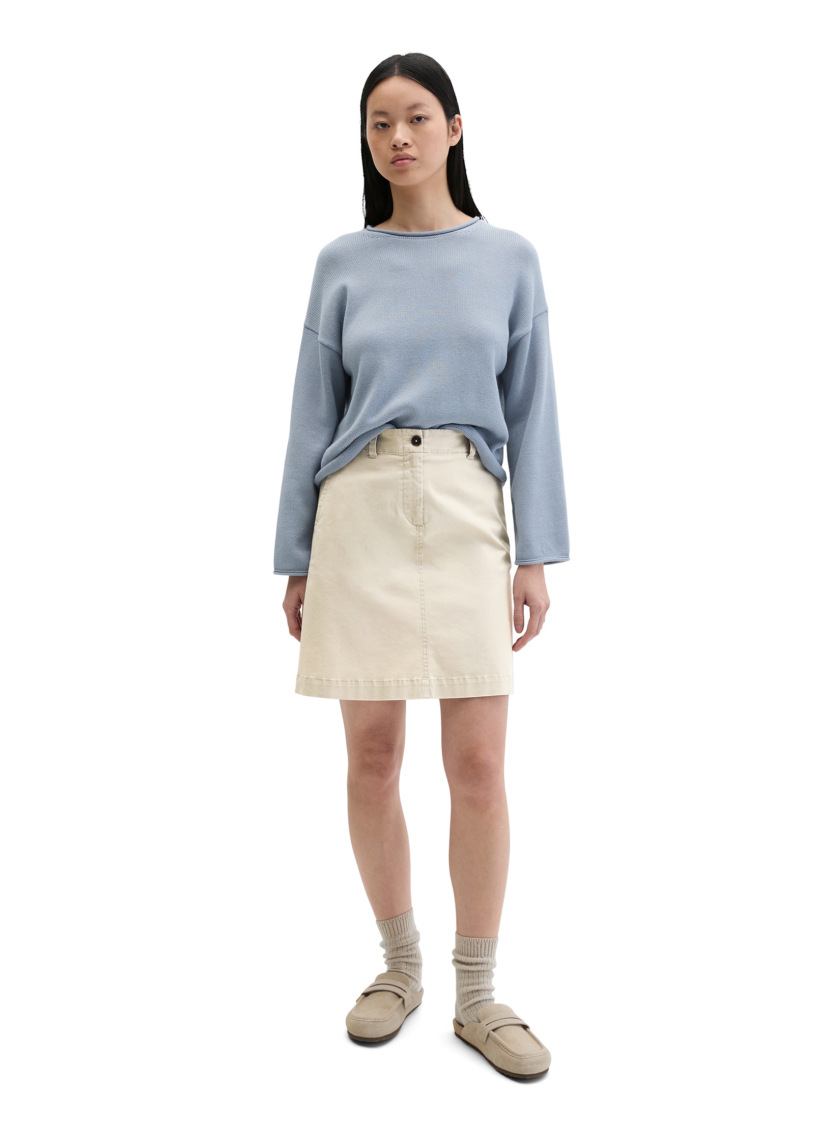 Marc O'Polo Webrock »aus Brushed Cotton Twill«