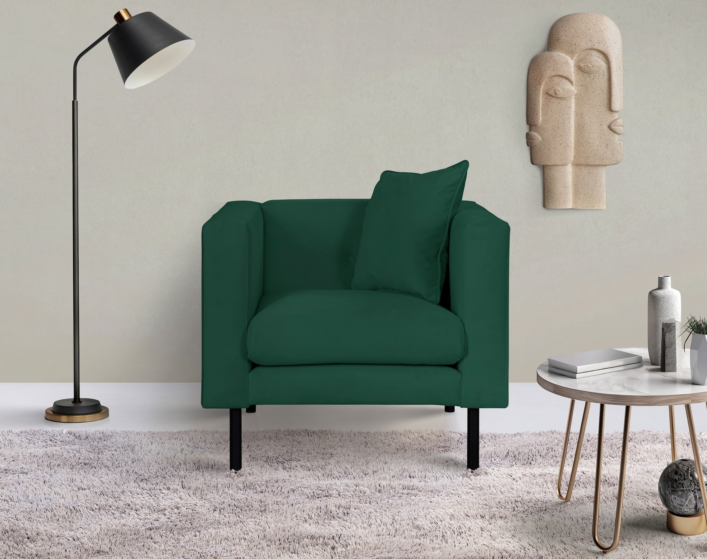 Home affaire Sessel "Lillibeth Cocktailsessel, Loungesessel, Maße B/T/H: 90 günstig online kaufen