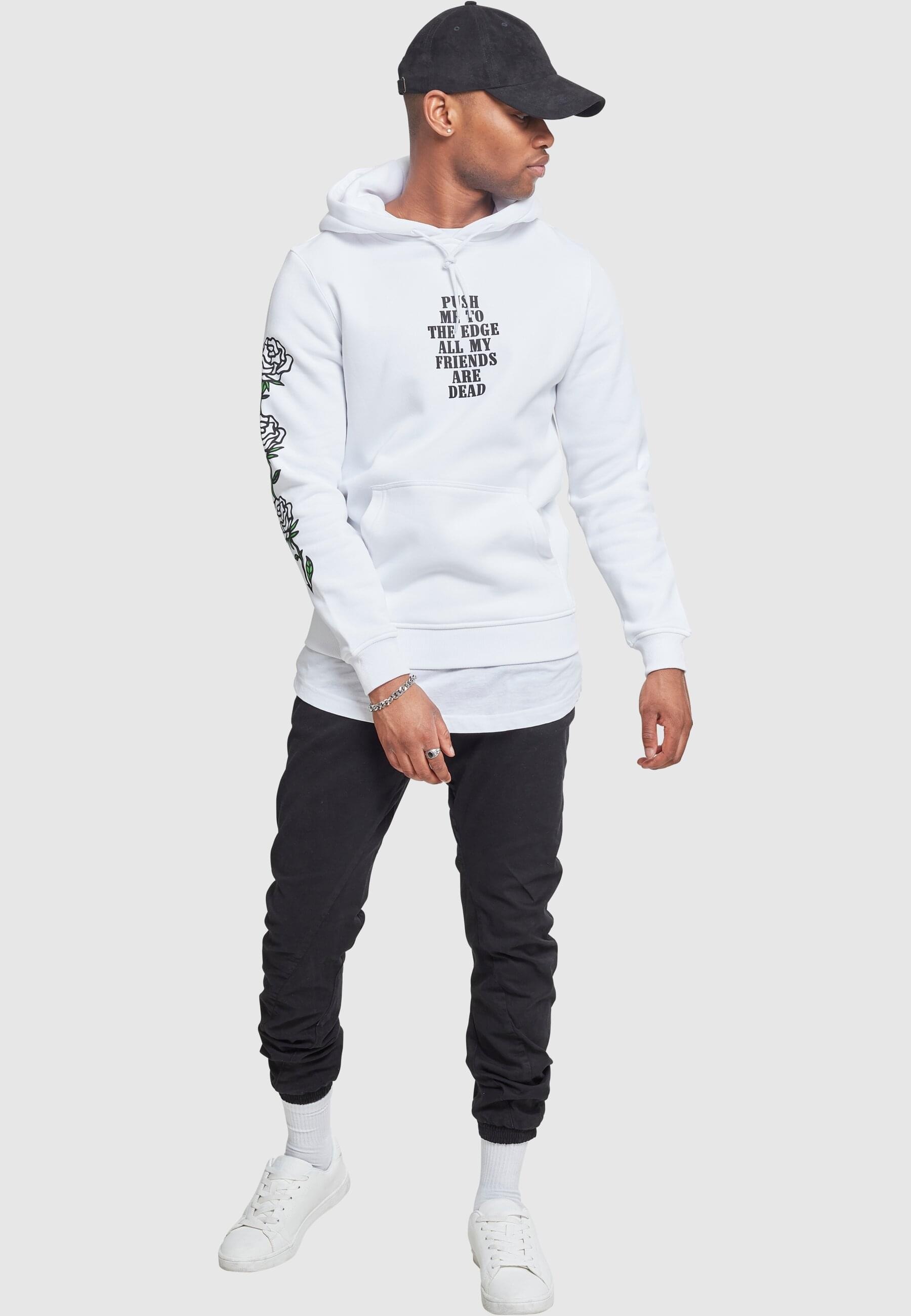 MisterTee Sweatshirt »MisterTee Herren Push Me Hoody«, (1 tlg.)