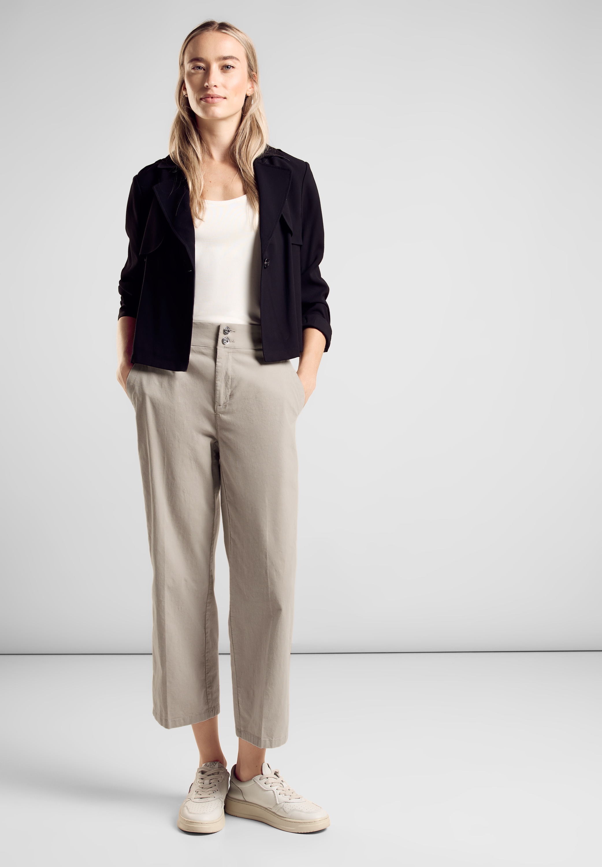 STREET ONE Cordhose, aus Baumwolle mit Stretchanteil