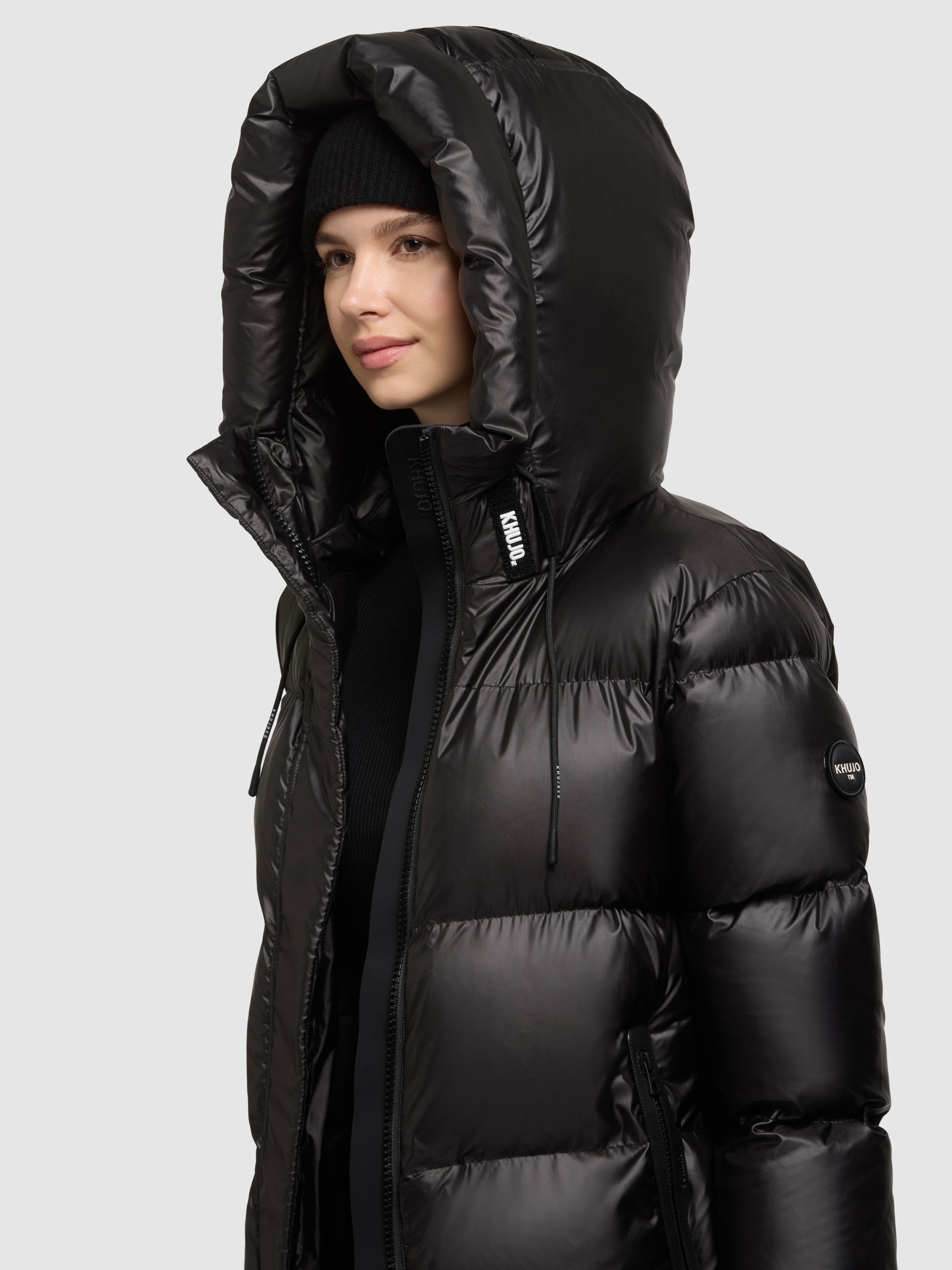 khujo Steppjacke »DROWN SHINY« mit Kapuze