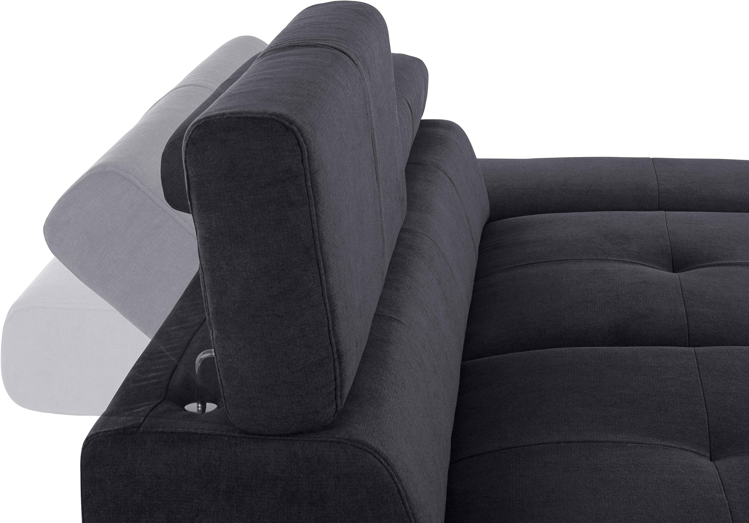 Thumbnail - COTTA 2-Sitzer "Enterprise", Big-Sofa, mit Armteilverstellung & Kopfteilverstellung