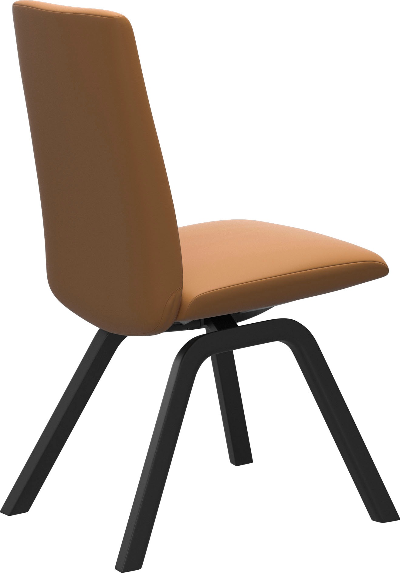 Stressless® Polsterstuhl »Laurel«, Leder BATICK, Low Back, Größe M, mit schräggestellten Beinen in Schwarz