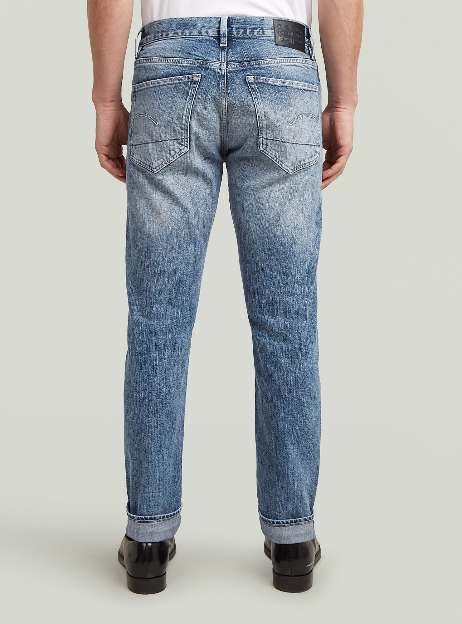 G-STAR Regular-fit-Jeans "3301 Slim Selvedge Jeans" günstig online kaufen