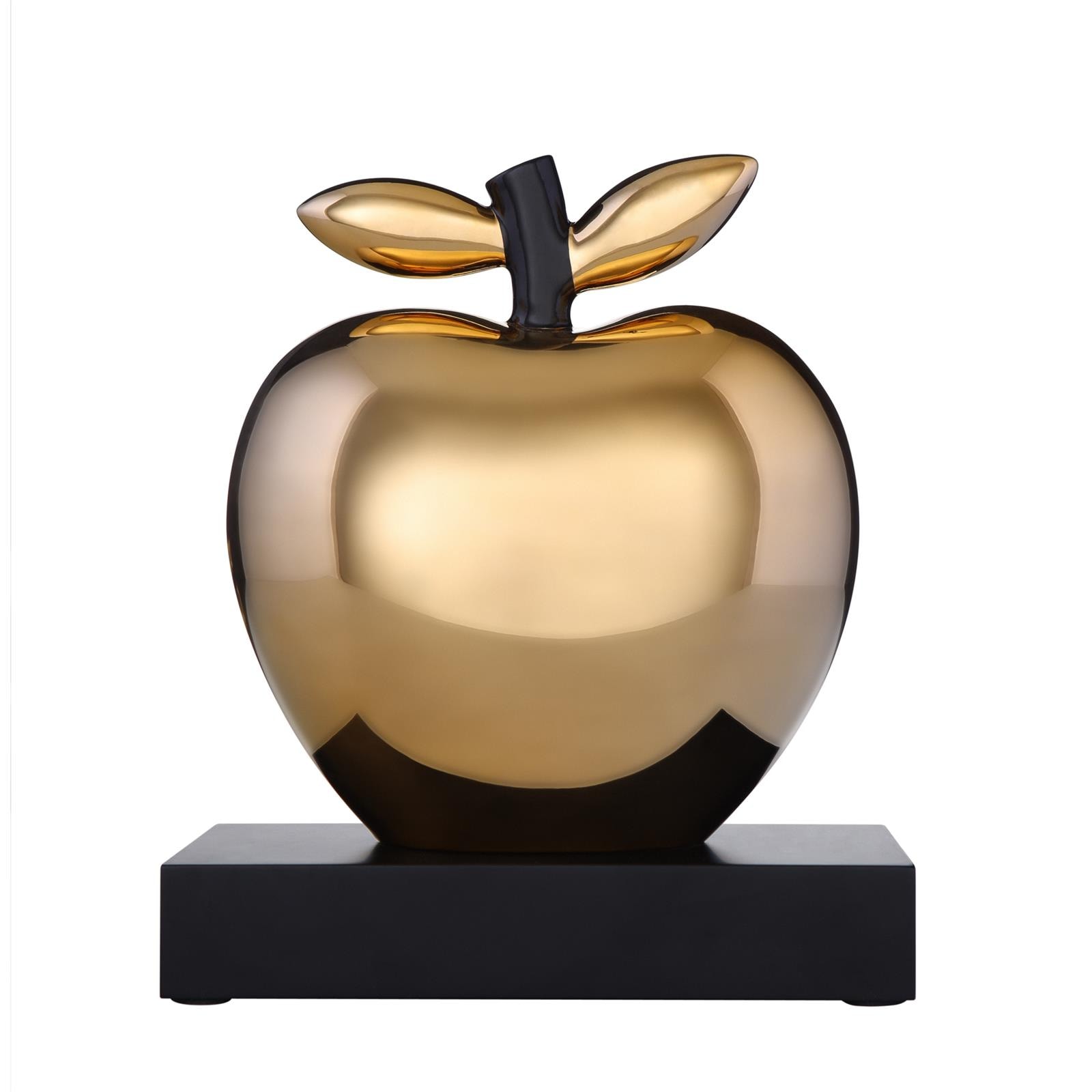 Goebel Dekofigur »Deko-Objekt Apfel "21 Carat" Studio 8 Art & Apple 28 cm gold« Abwischbar