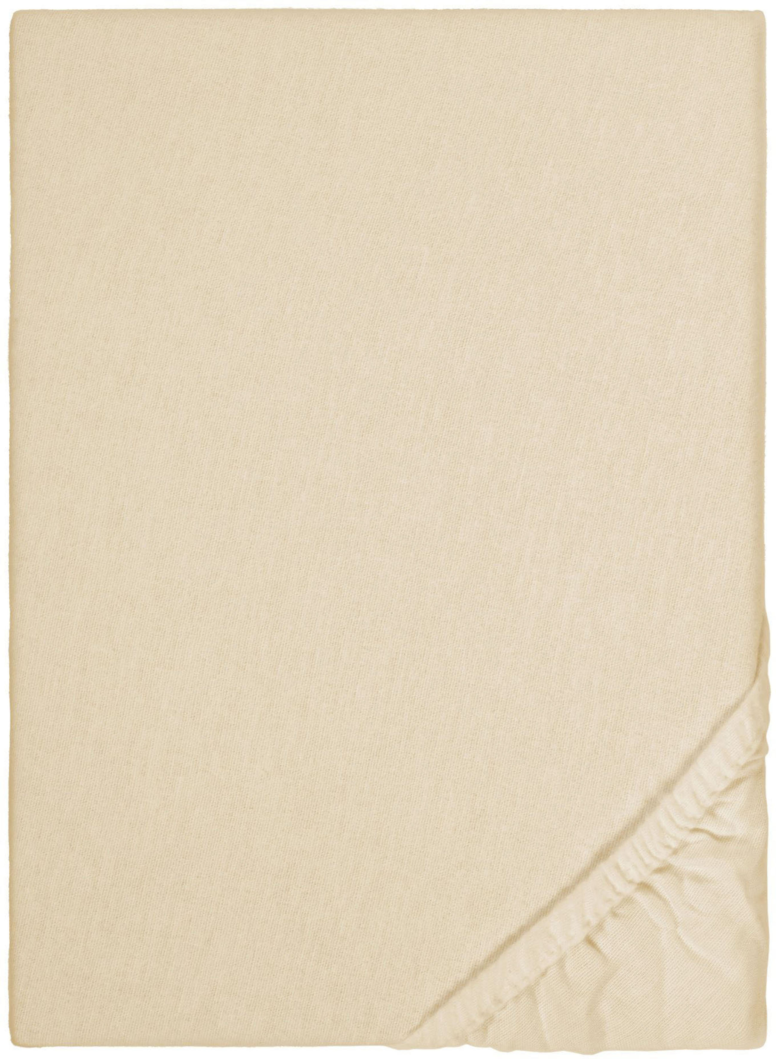 Biberna Spannbettlaken "Biber, leicht angeraut, flauschig & warm," aus 100% Baumwolle, für Matratzen bis 22 cm Höhe, Winter, Bettlaken