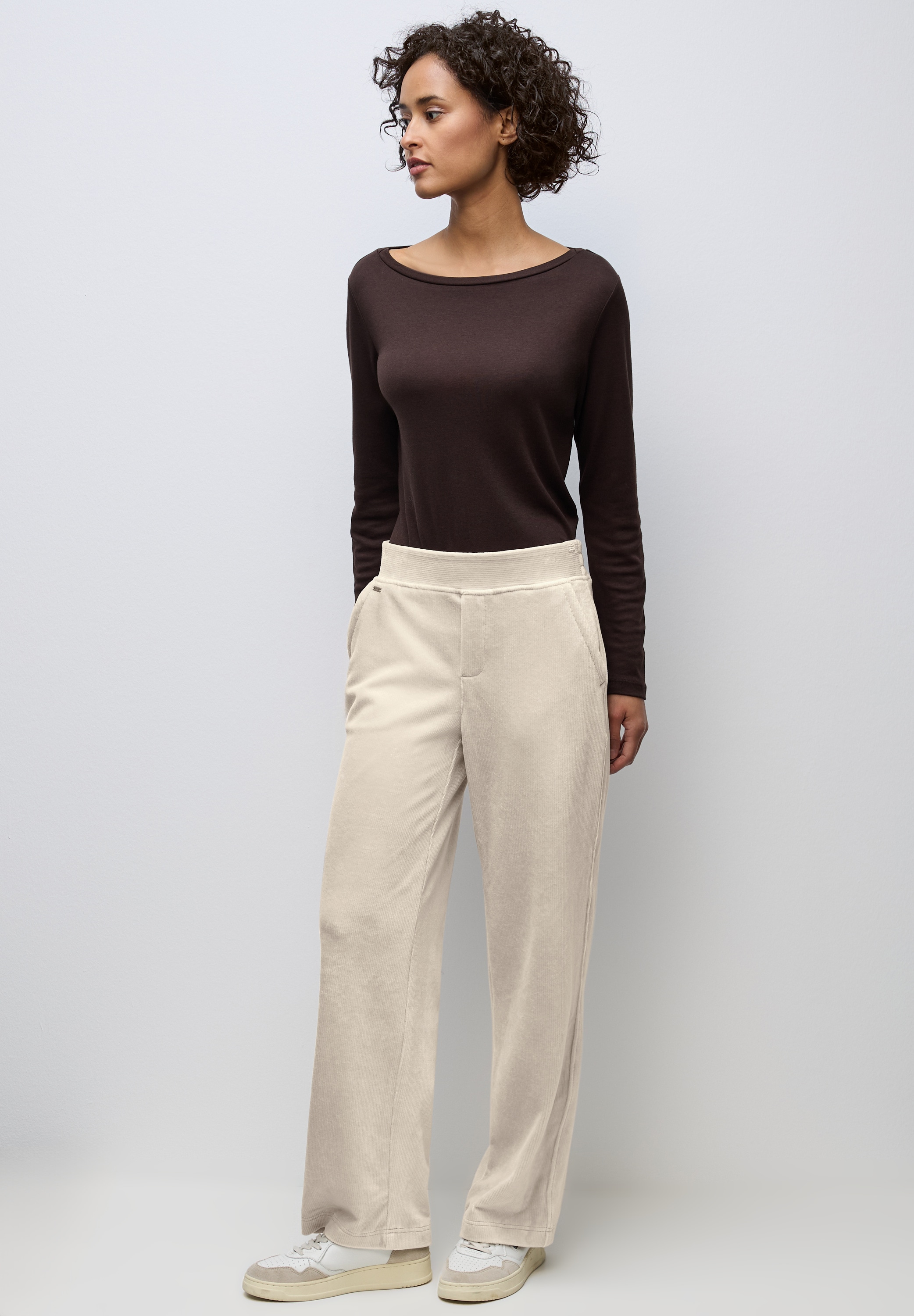 STREET ONE Cordhose, High Waist