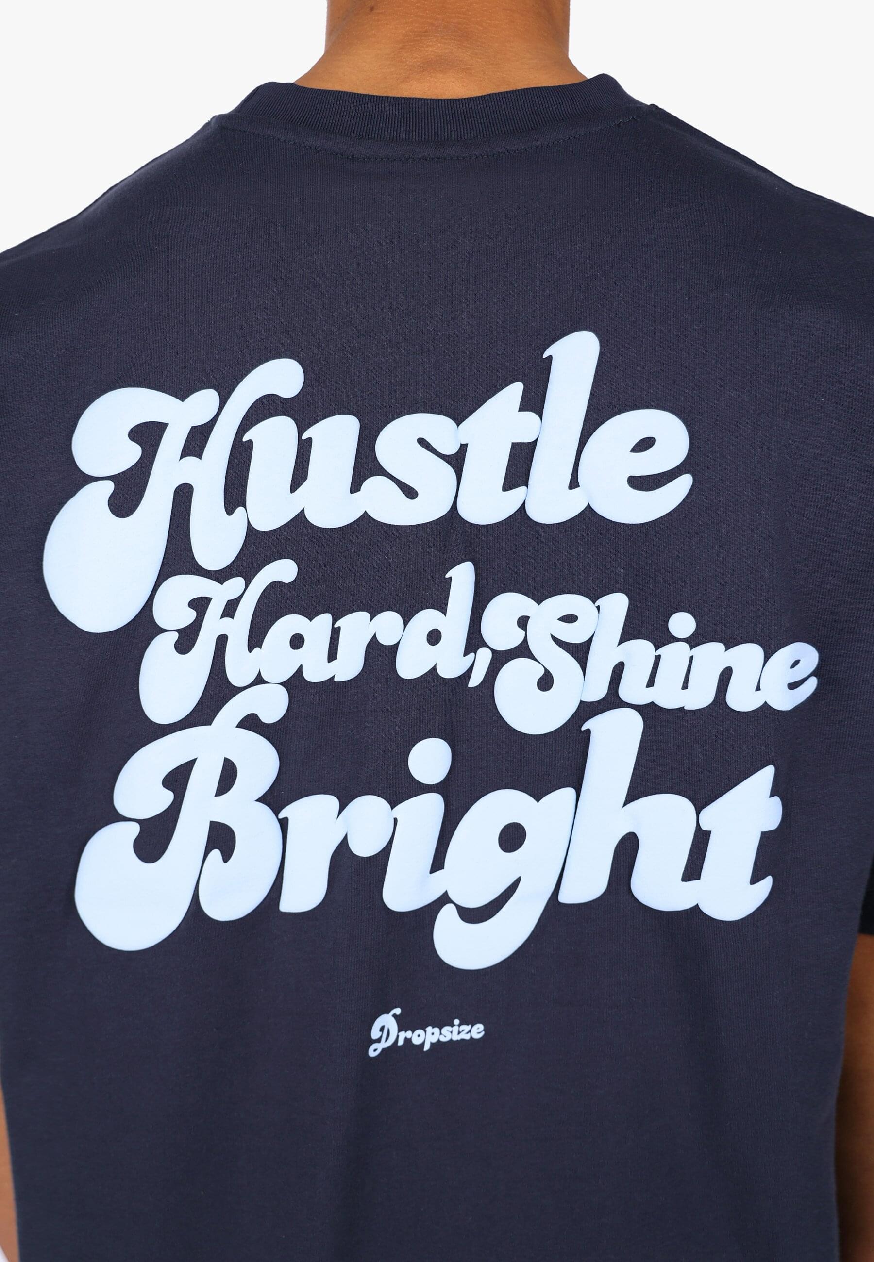 Thumbnail - Dropsize T-Shirt "Dropsize HEAVY OVERSIZED HUSTLE HARD T-SHIRT" 1 Stk.