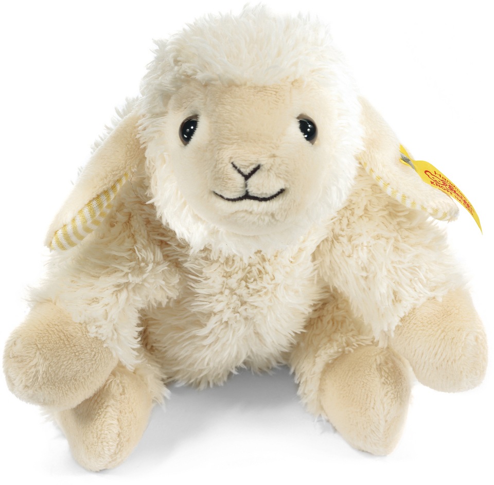 Kuscheltier Linda Lamm liegend, 16 cm