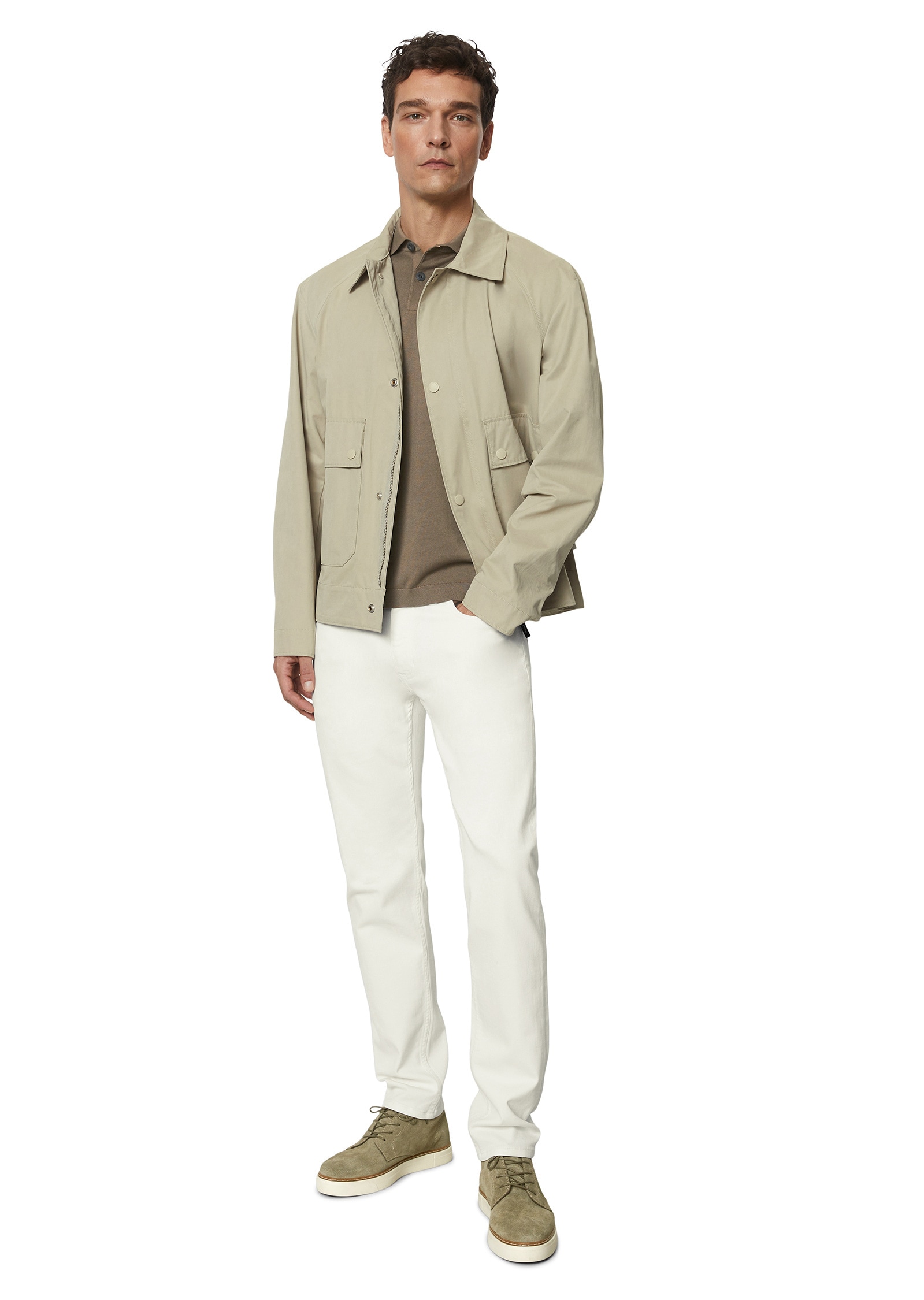 Marc O'Polo Outdoorjacke »im Utility-Stil«, ohne Kapuze