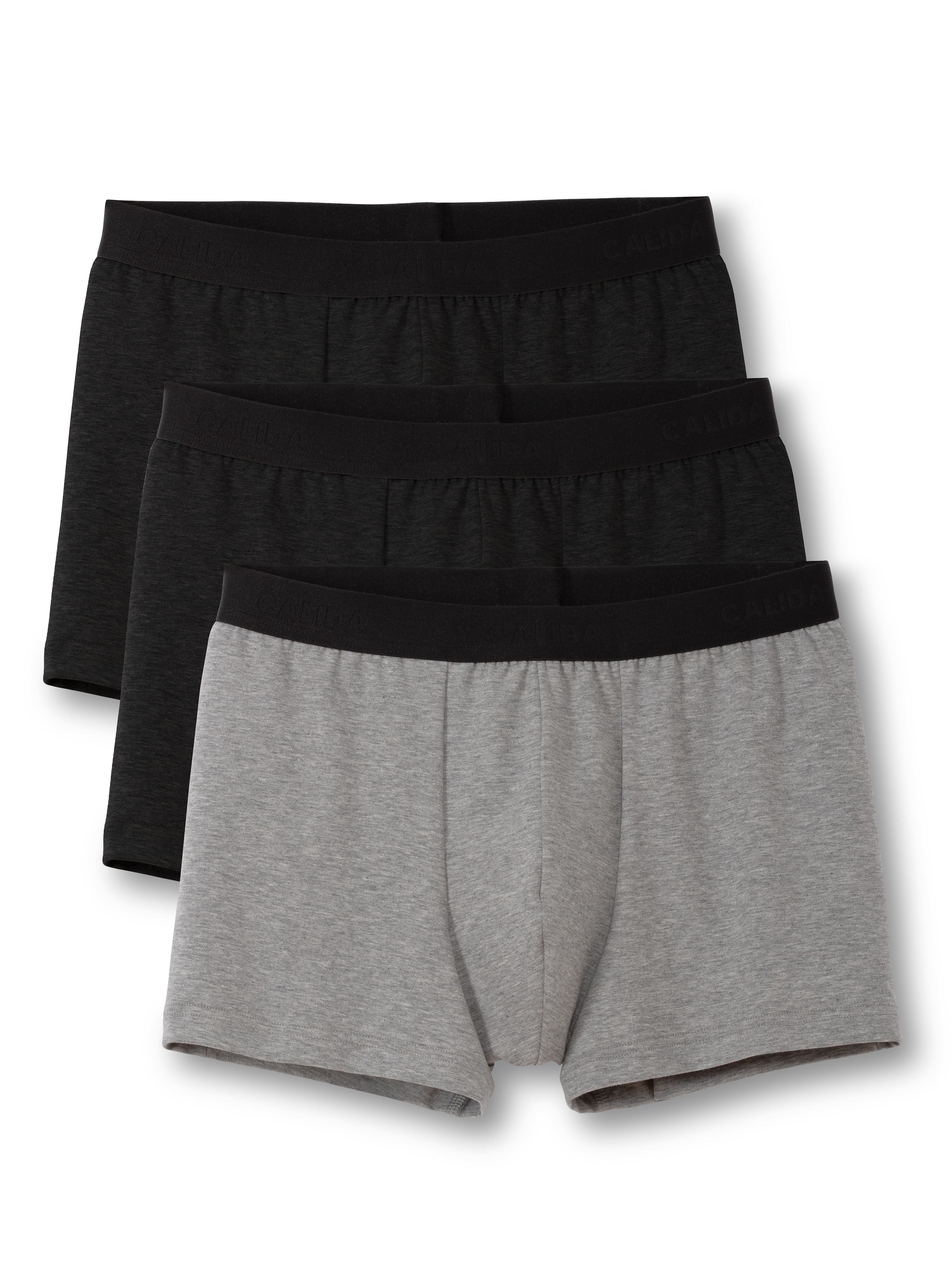 CALIDA Boxershorts "Natural Benefit", (Packung, 3 St.), mit formstabiler Single Jersey-Qualität