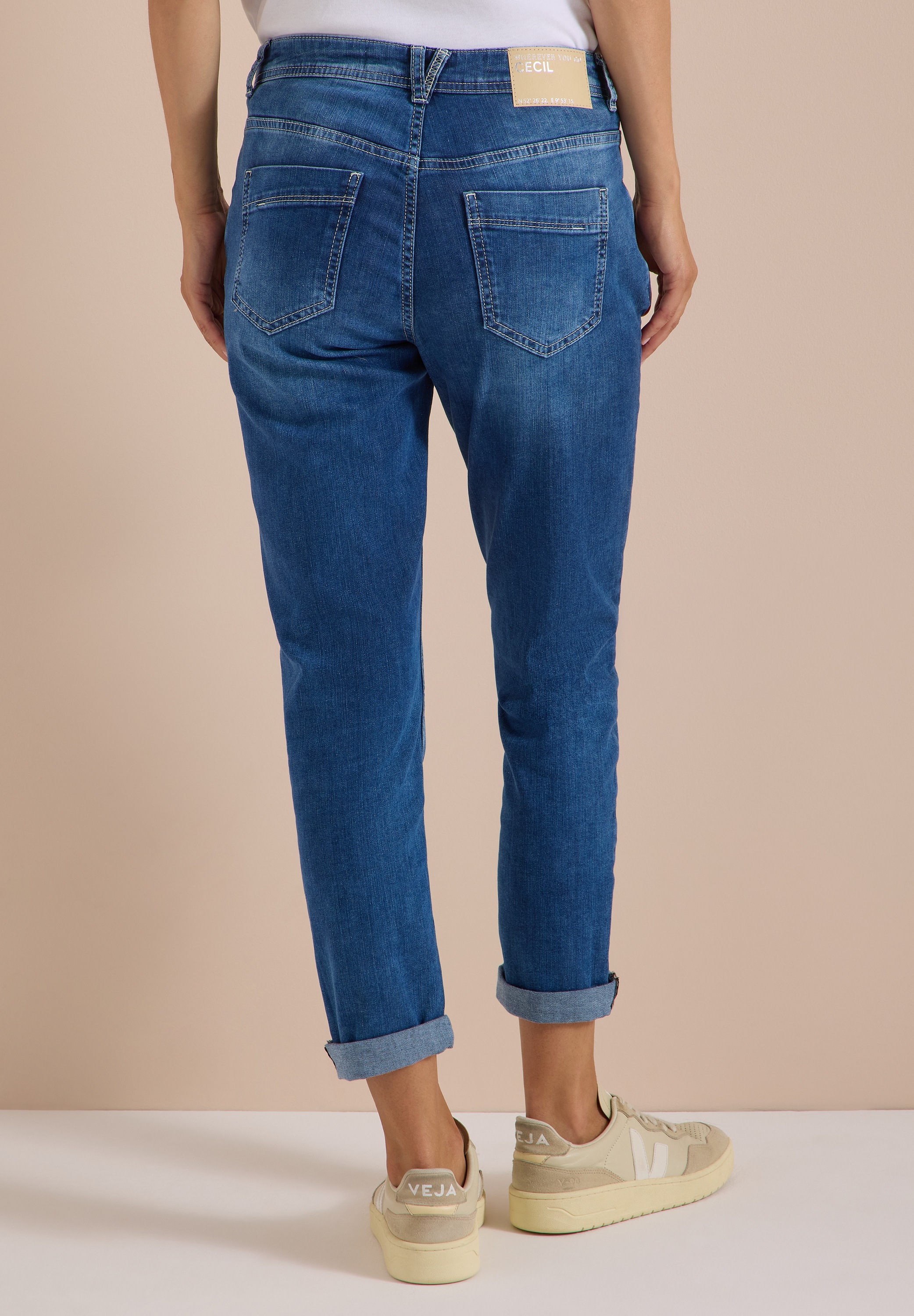 Cecil Comfort-fit-Jeans Middle Waist