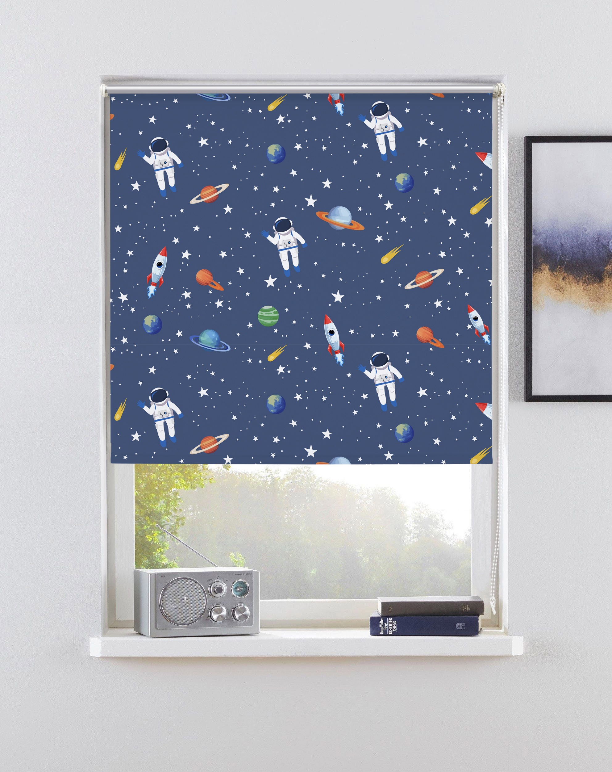 Lüttenhütt Rollo "ASTRONAUT" verdunkelnd Blendschutz  Sichtschutz  Verdunke günstig online kaufen