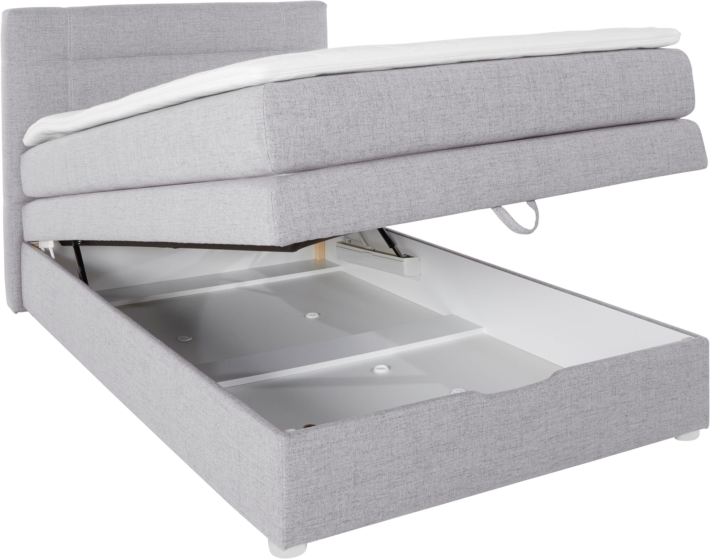 Jockenhöfer Gruppe Boxspringbett »Carmen«, mit Bettkasten und Topper, erhältlich in 120 & 140cm Breite